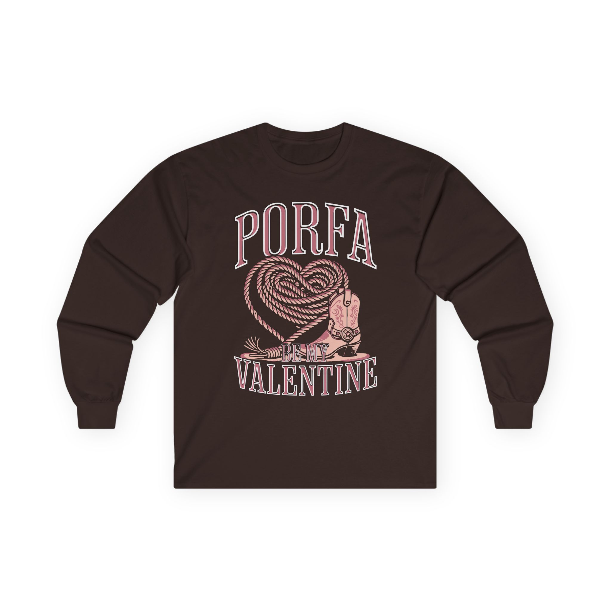 Porfa Be My Valentine Unisex Ultra Cotton Long Sleeve Tee