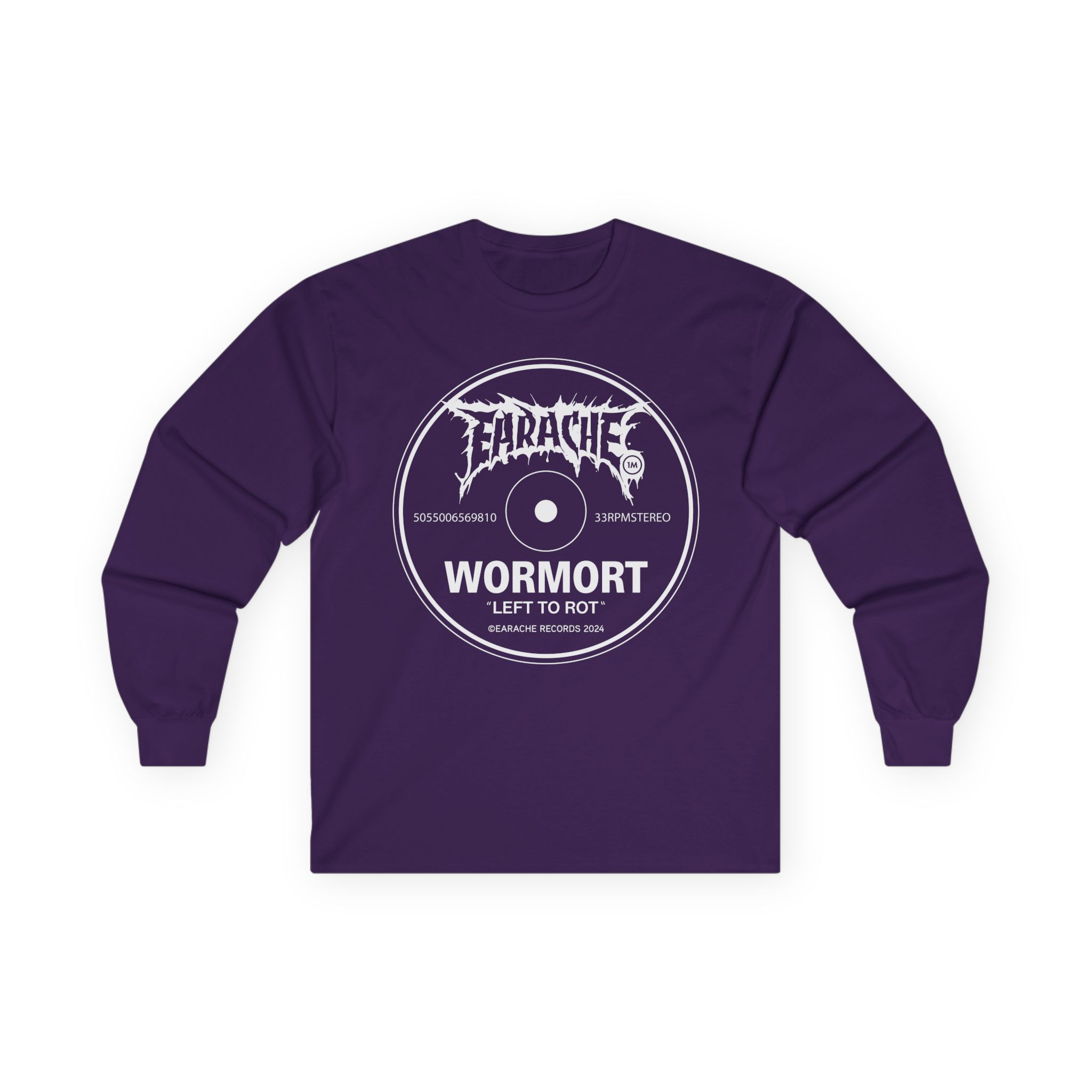 Wormrot Left to Rot Label Unisex Ultra Cotton Long Sleeve Tee