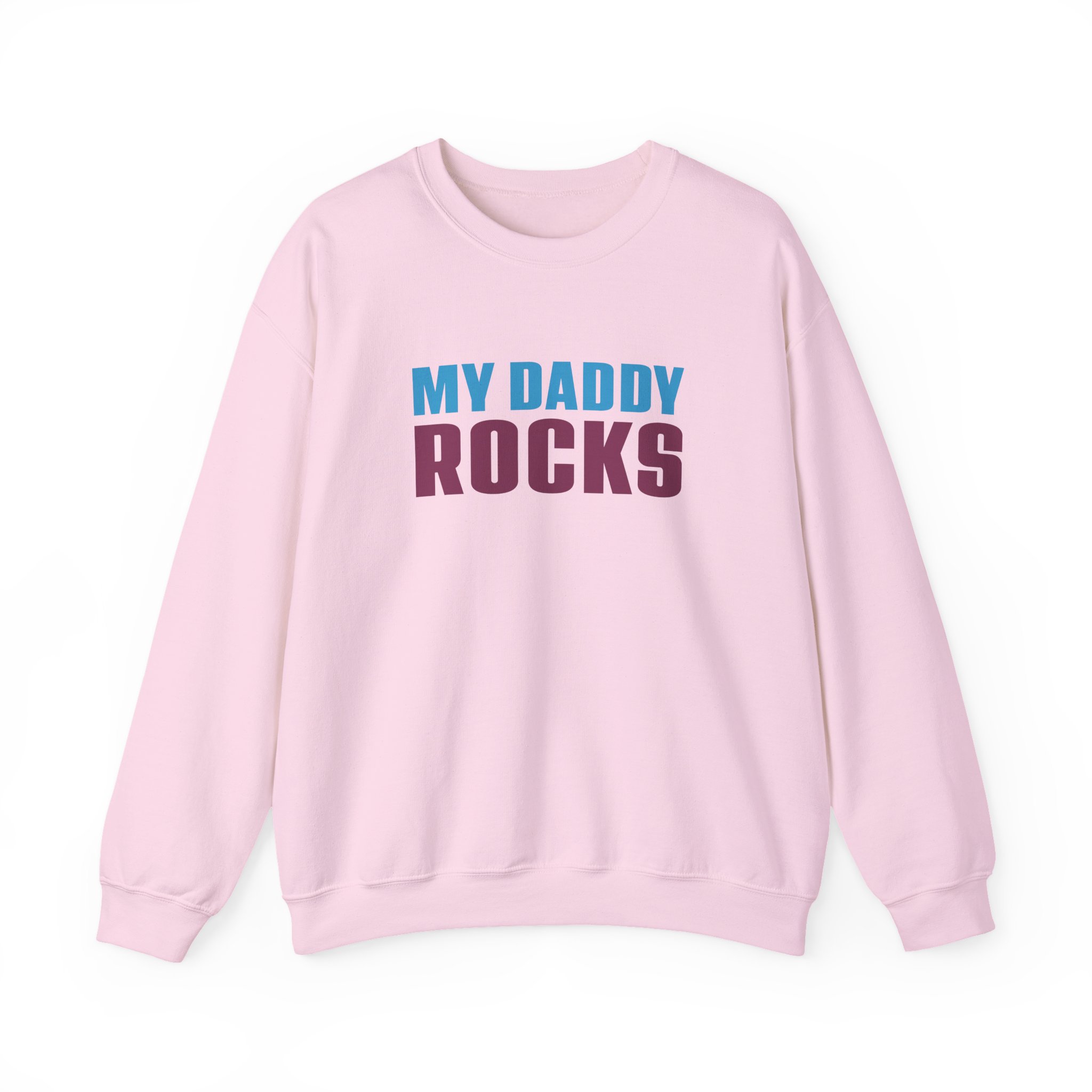 JLS My Daddy Rocks Unisex Heavy Blendâ„¢ Crewneck Sweatshirt
