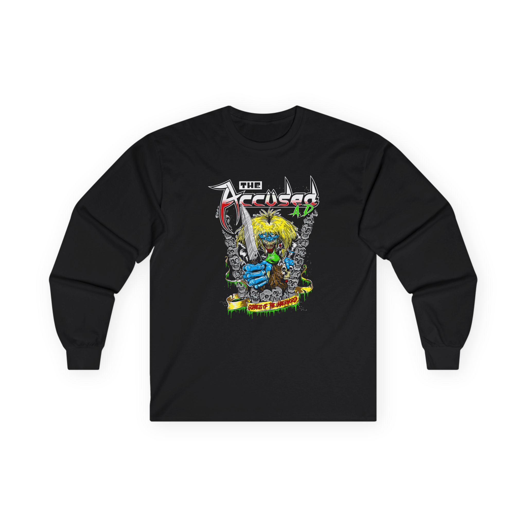 Accused Ad Goddess of the Underworld Unisex Ultra Cotton Long Sleeve Tee
