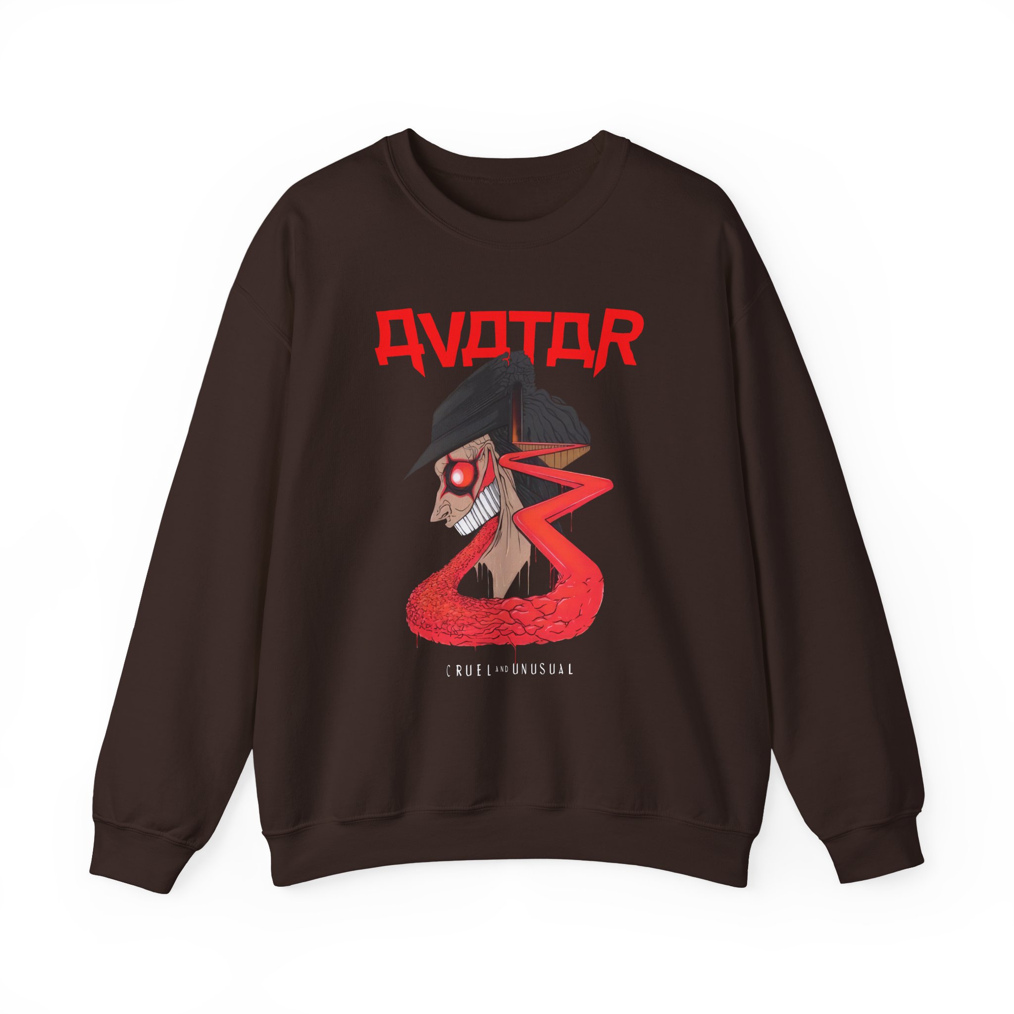 Avatar Band Cruel and Unusual Unisex Heavy Blendâ„¢ Crewneck Sweatshirt