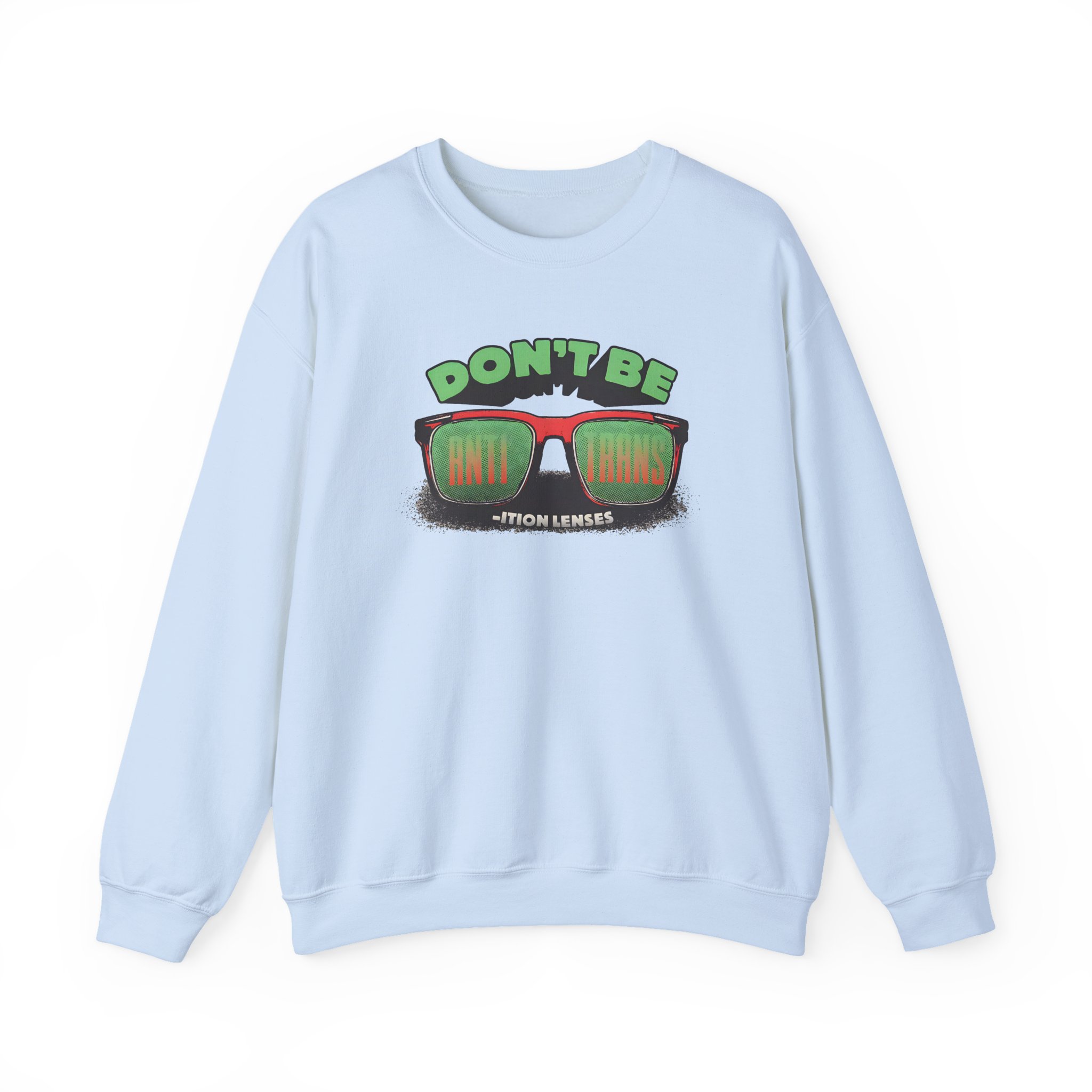 Ymh Don't Be Anti-Trans Unisex Heavy Blendâ„¢ Crewneck Sweatshirt