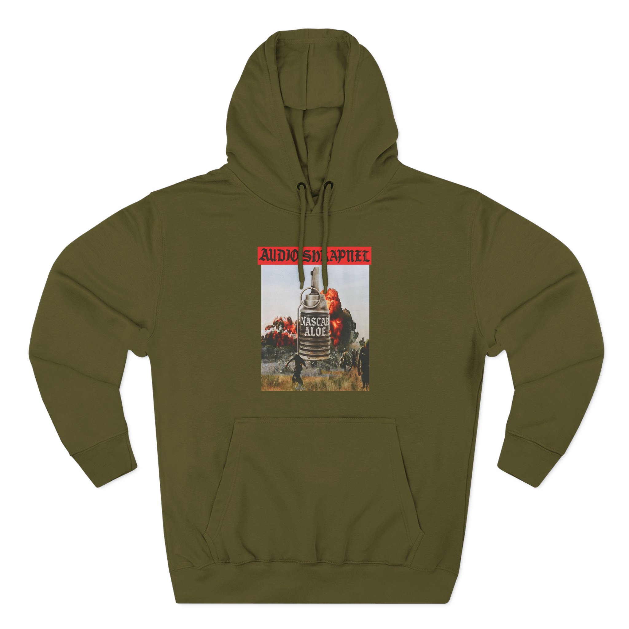Nascar Aloe Grenade Three-Panel Fleece Hoodie