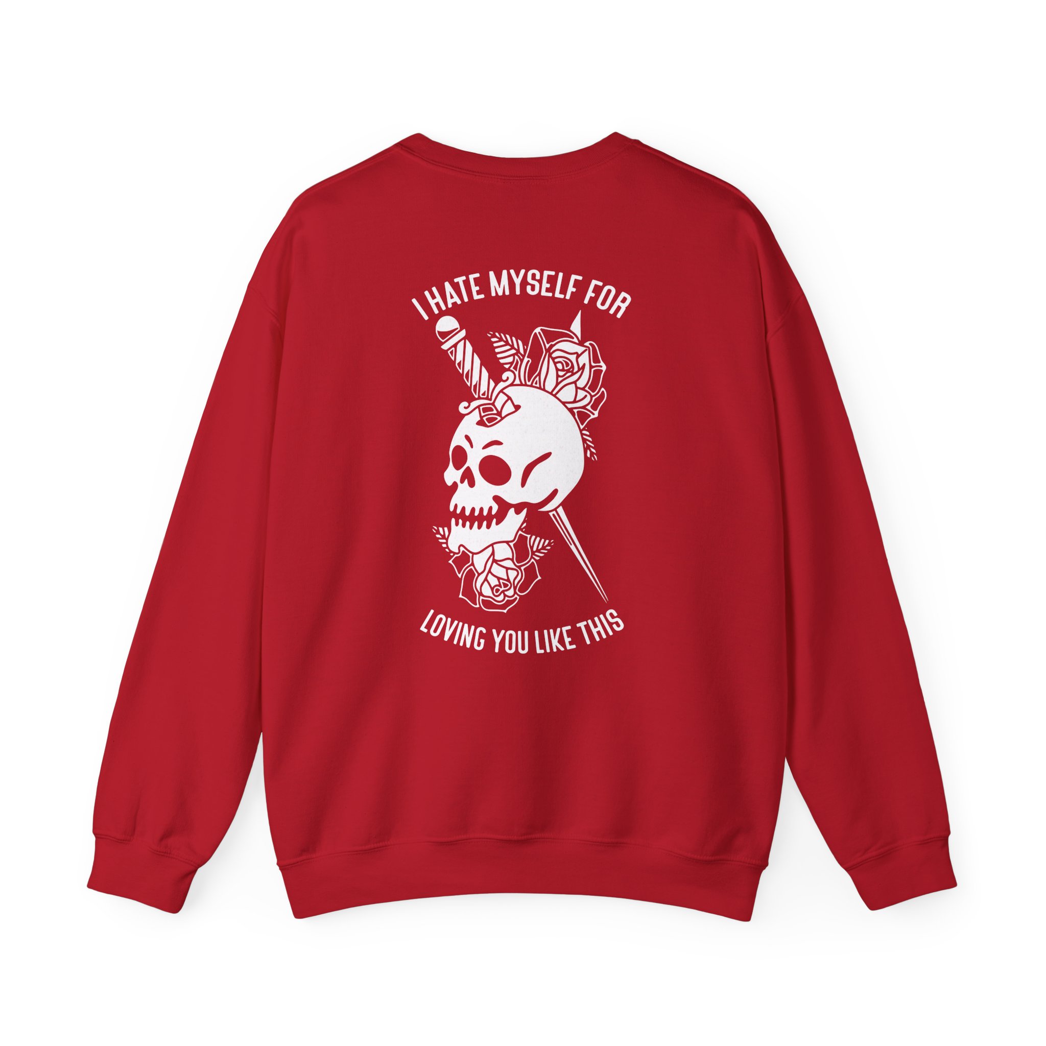 Bayside Dagger Skull Unisex Heavy Blendâ„¢ Crewneck Sweatshirt