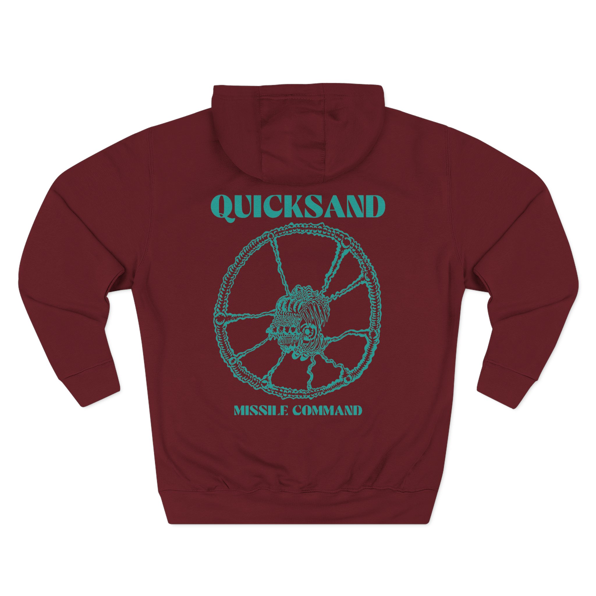 Quicksand Missile Command Three-Panel Fleece Hoodie