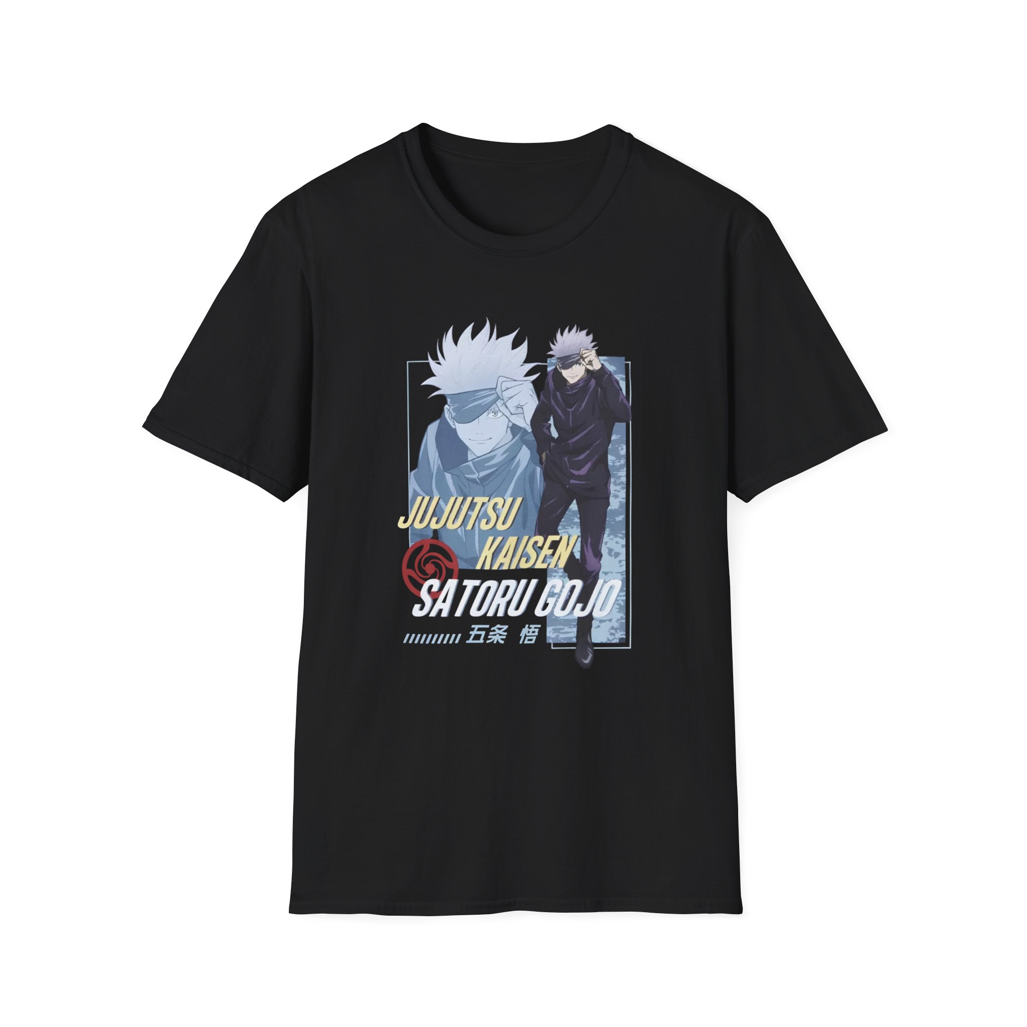 Jujutsu Kaisen Gojo Tonal Portrait Unisex Softstyle T-Shirt