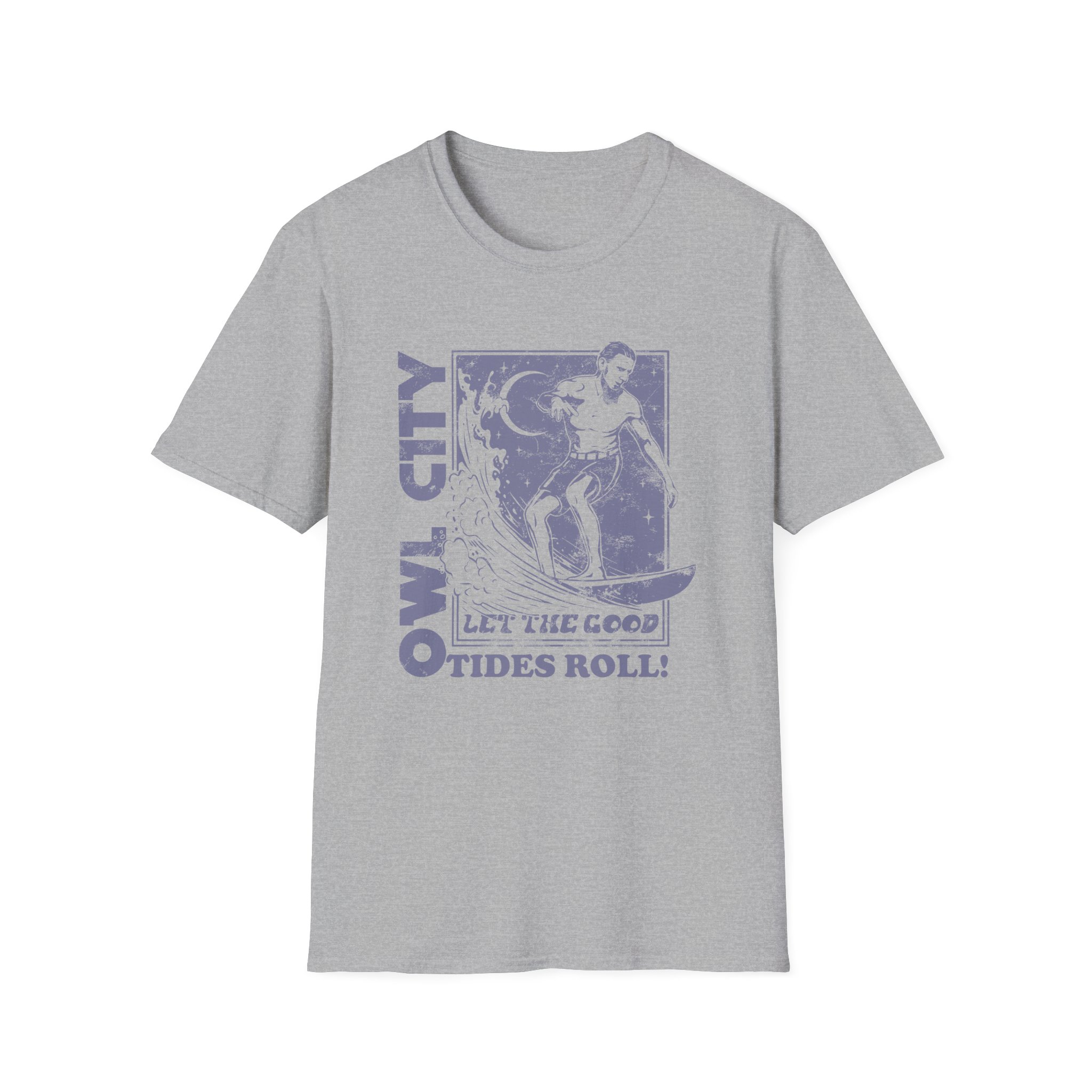 Owl City Let the Good Tides Roll Ringer Unisex Softstyle T-Shirt