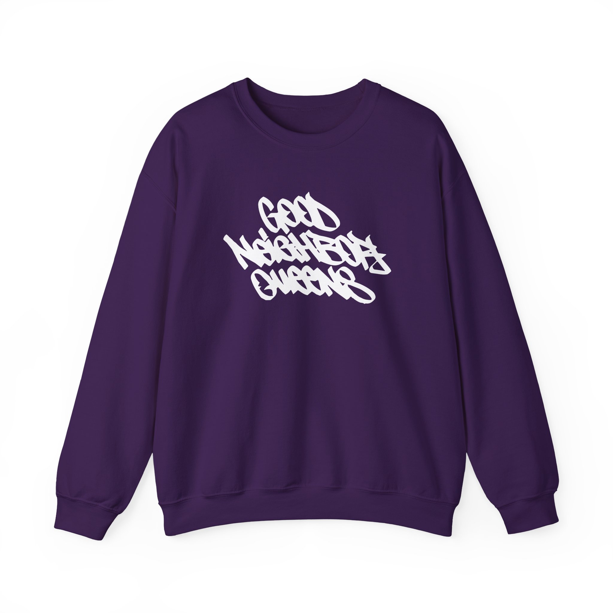 Good Neighbours Queens 3m Reflective Unisex Heavy Blendâ„¢ Crewneck Sweatshirt
