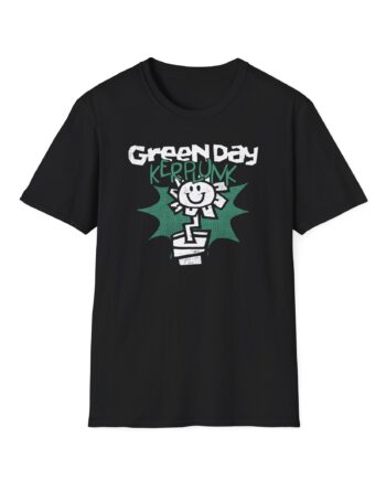 Green Day Kerplunk Vintage Flower Unisex Softstyle T-Shirt