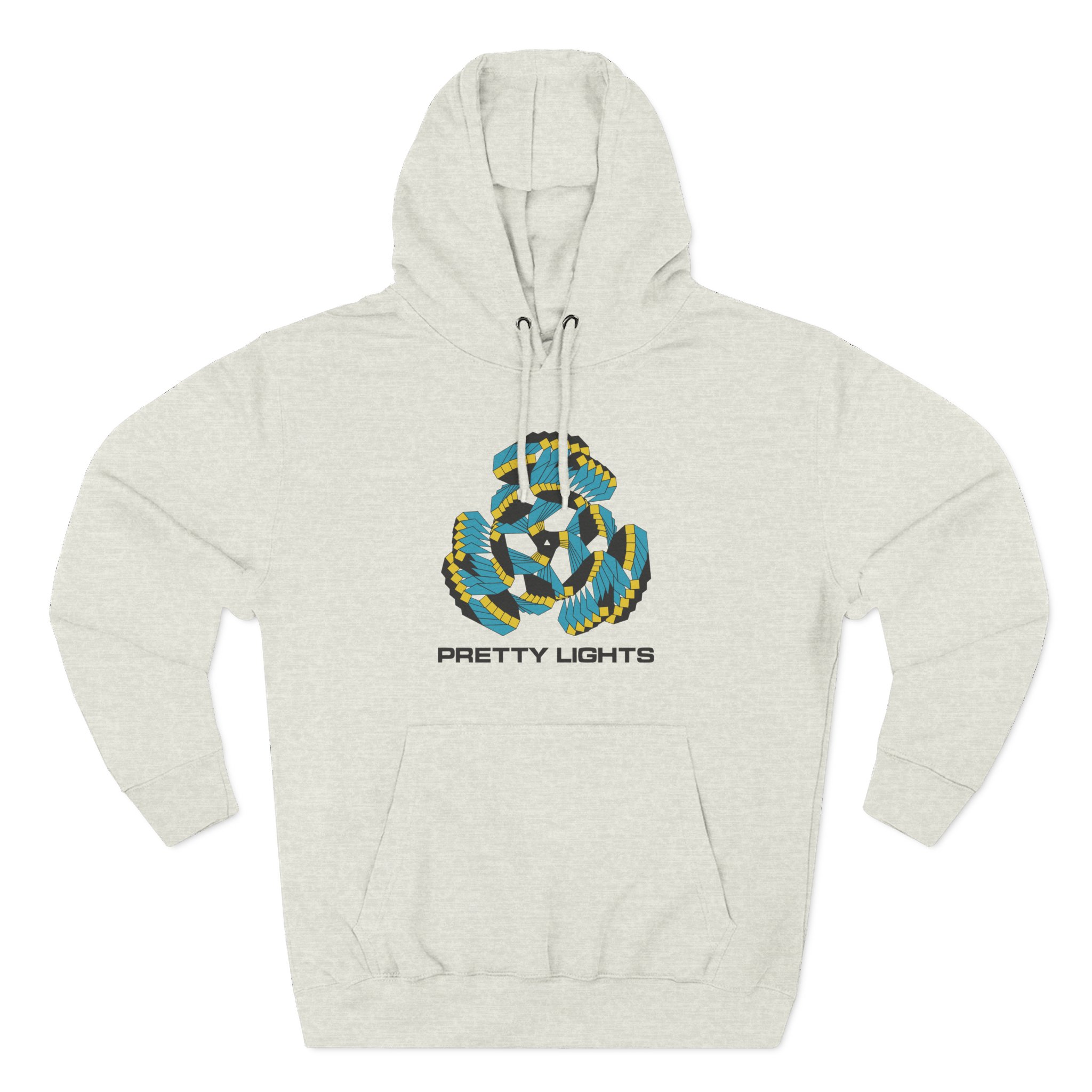Pretty Lights Swirl Three-Panel Fleece Hoodie