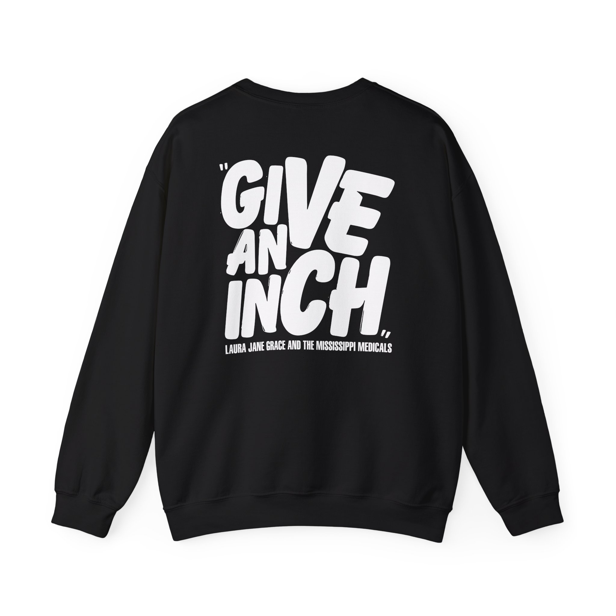 Laura Jane Grace Give an Inch Unisex Heavy Blendâ„¢ Crewneck Sweatshirt