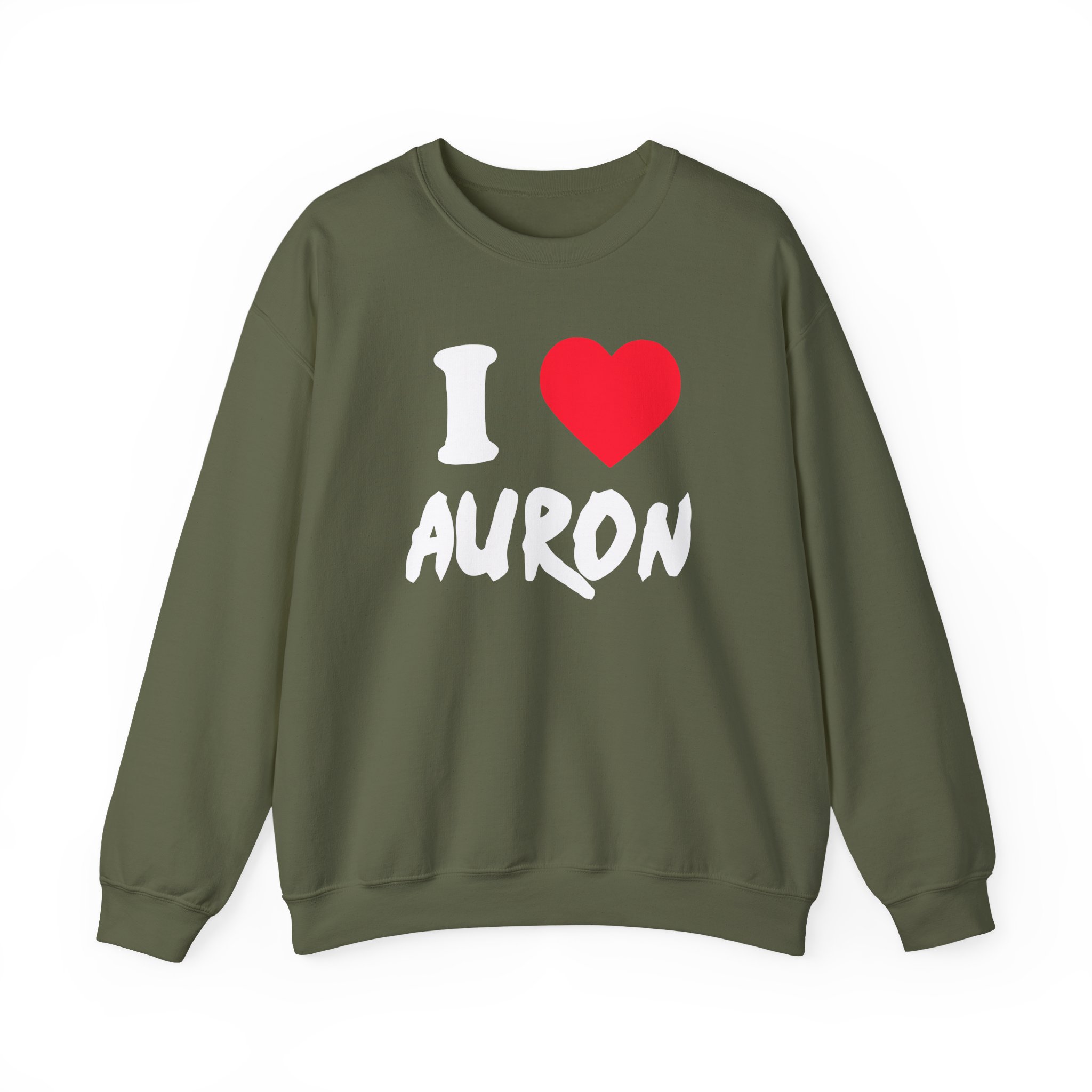 Auronplay I Heart Auron Unisex Heavy Blendâ„¢ Crewneck Sweatshirt