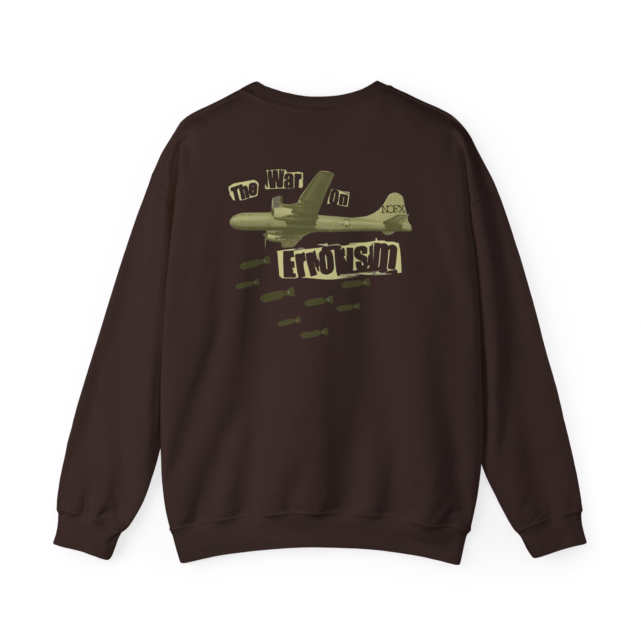 Nofx Dropping Bombs Unisex Heavy Blendâ„¢ Crewneck Sweatshirt