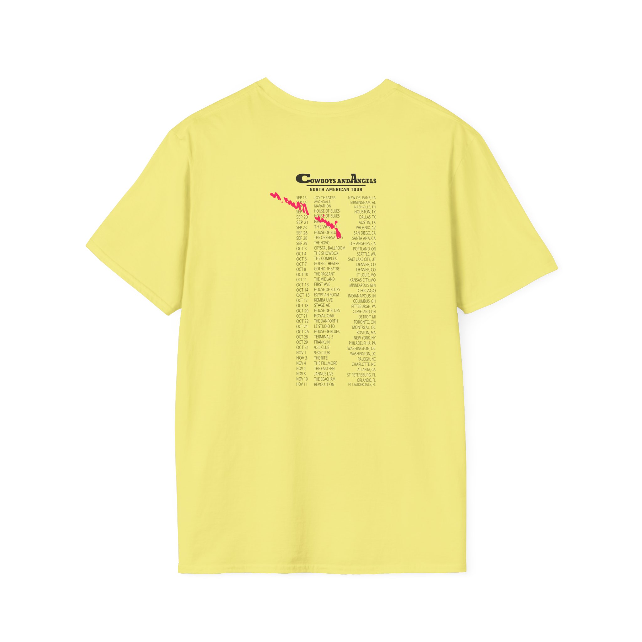 Jessie Murph Cowboys & Angels Tour Unisex Softstyle T-Shirt