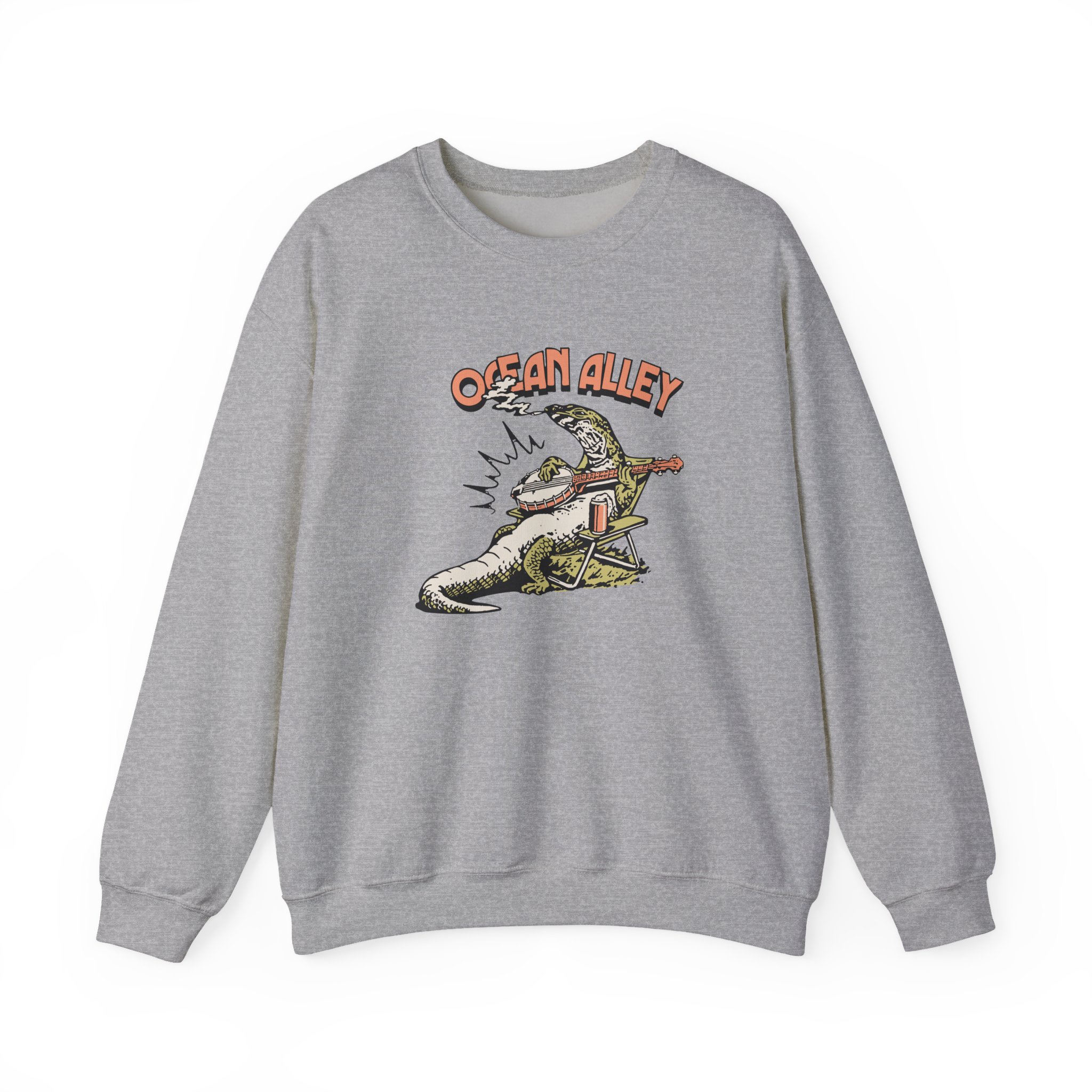 Ocean Alley Lizard Unisex Heavy Blendâ„¢ Crewneck Sweatshirt
