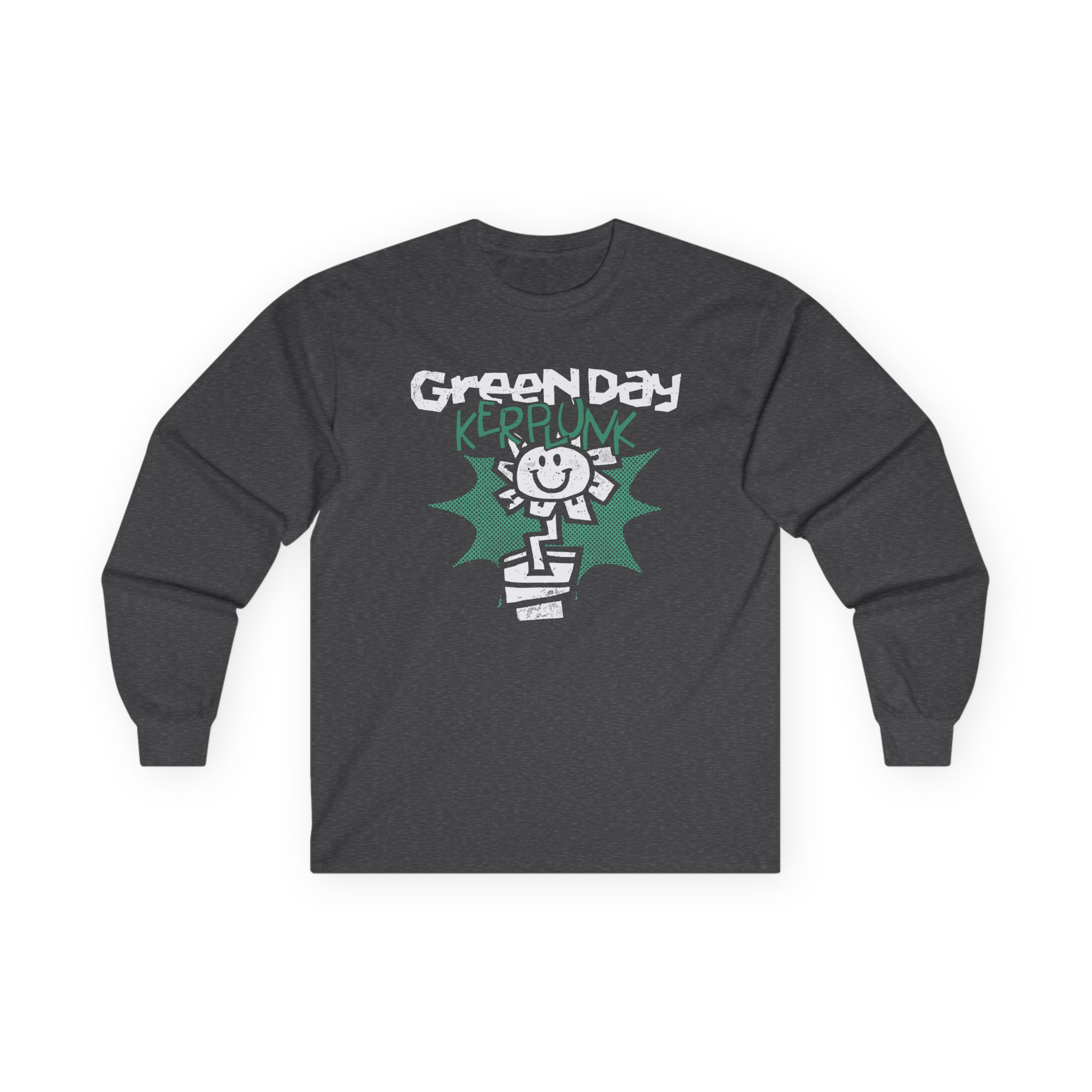 Green Day Kerplunk Vintage Flower Unisex Ultra Cotton Long Sleeve Tee