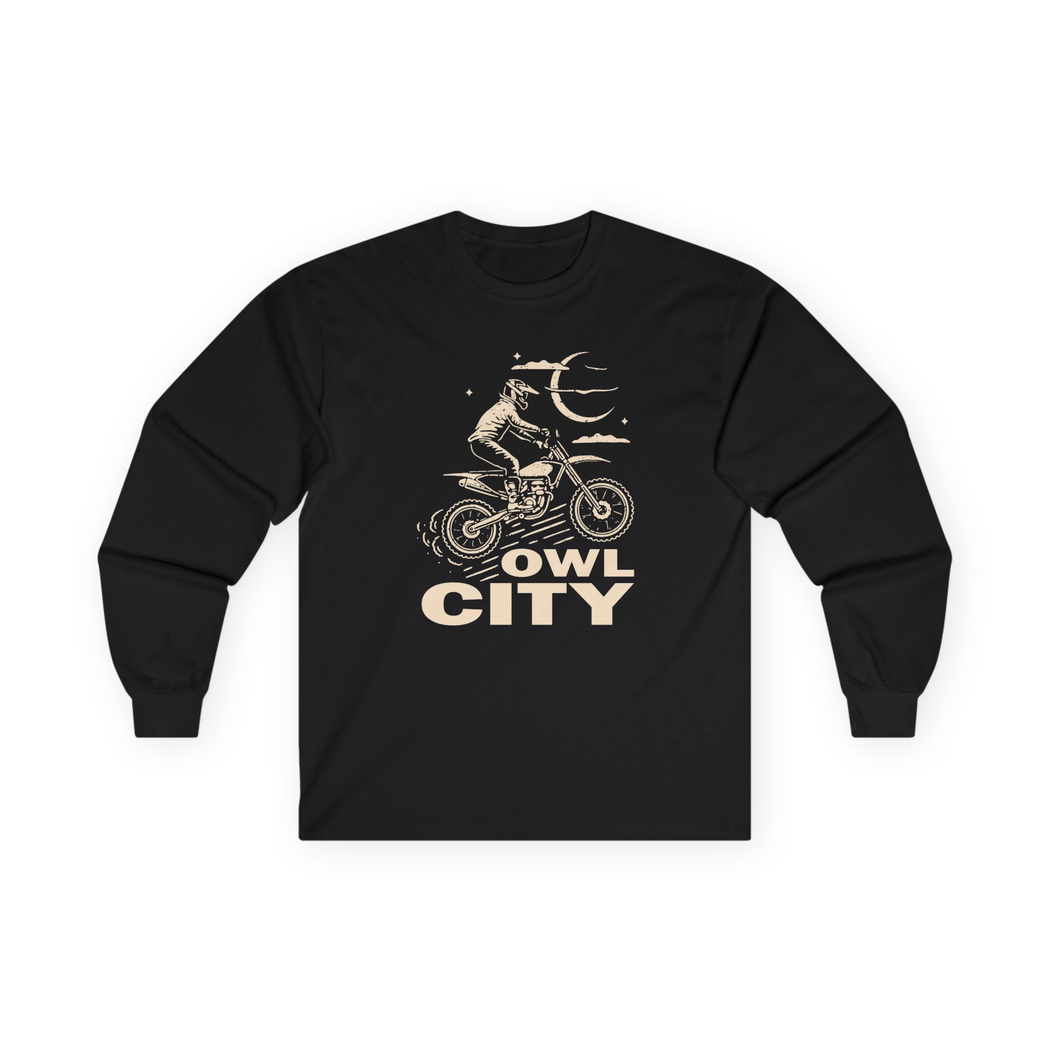 Owl City Motorcycle Puff Unisex Ultra Cotton Long Sleeve Tee