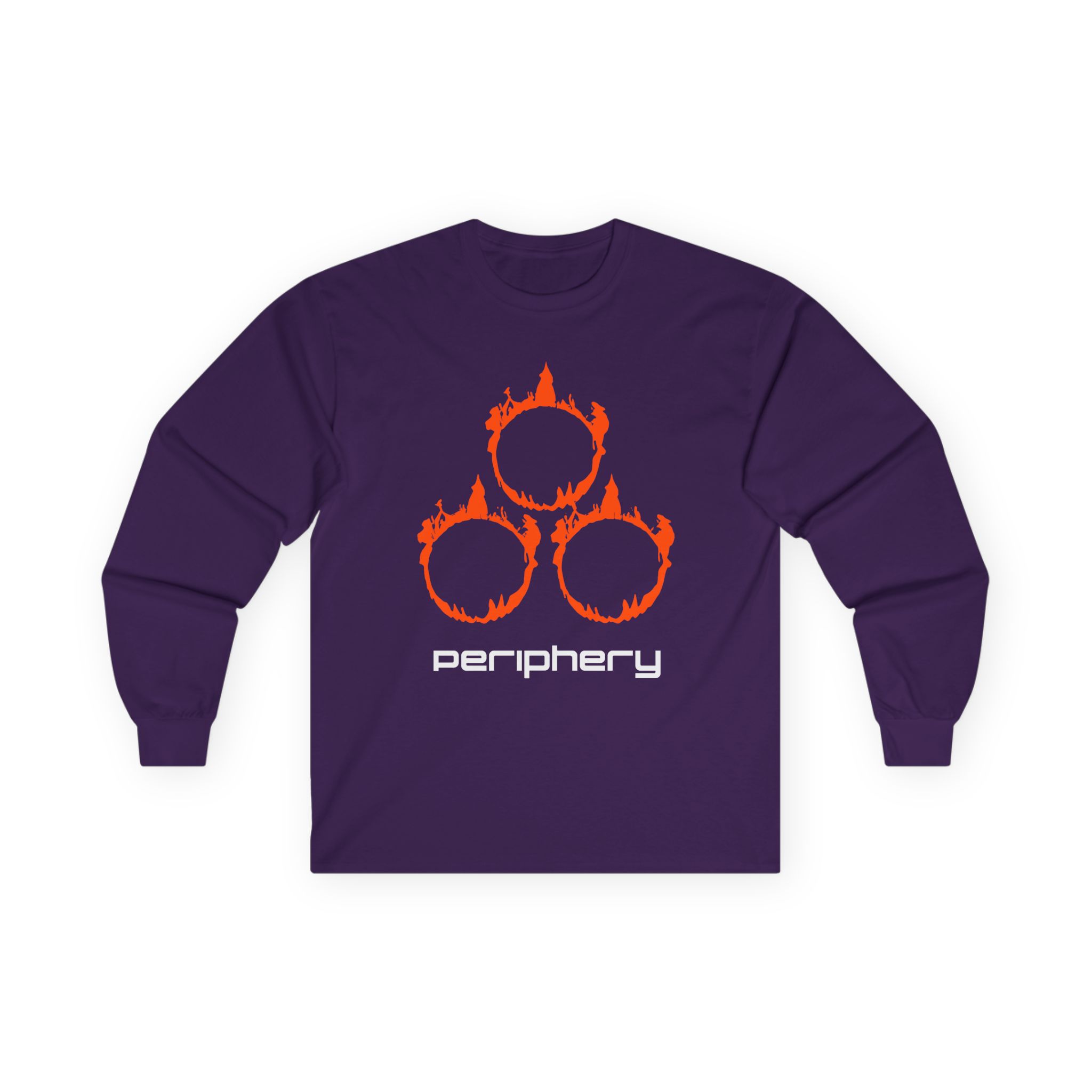 Periphery Circle Flames Unisex Ultra Cotton Long Sleeve Tee