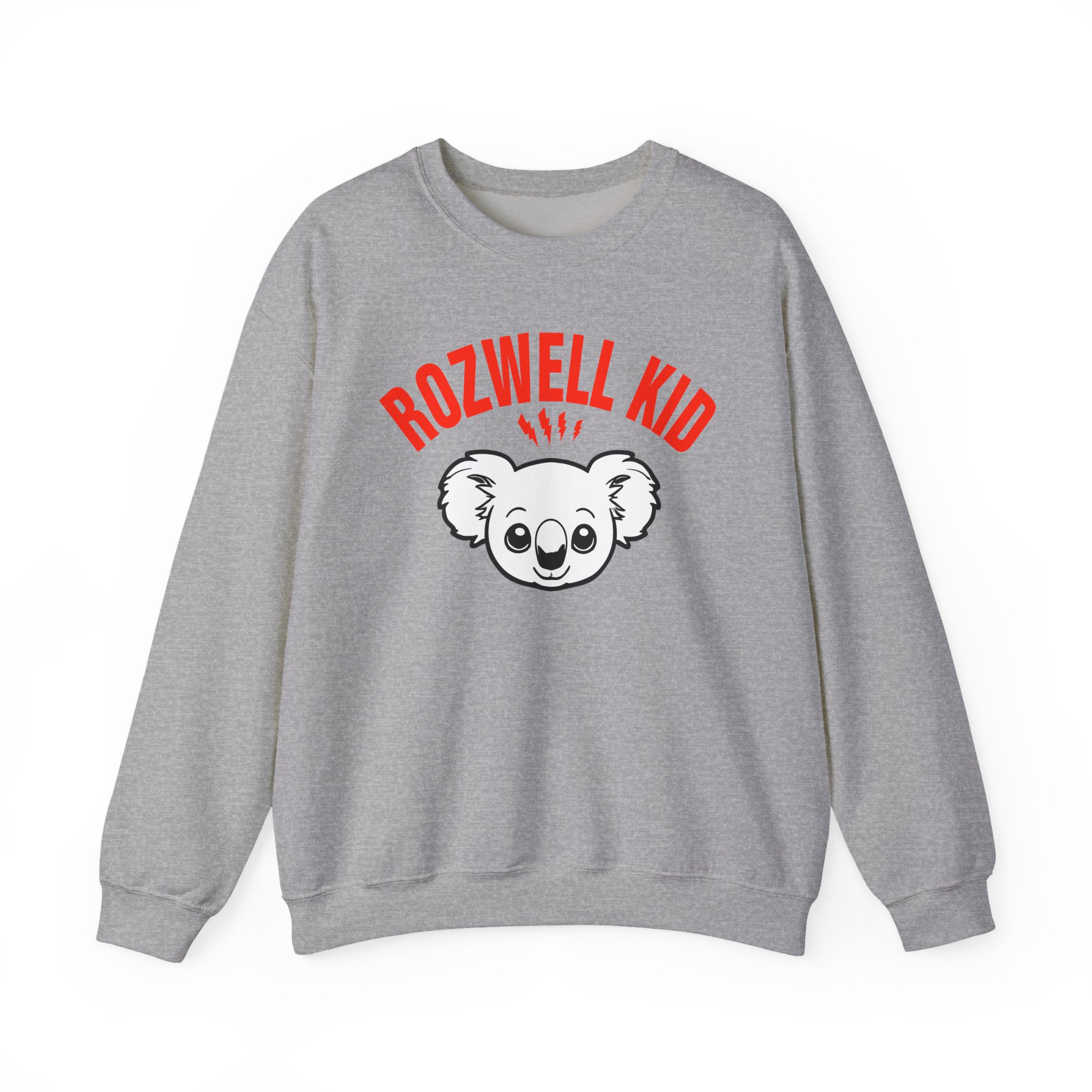 Rozwell Kid Koala Unisex Heavy Blendâ„¢ Crewneck Sweatshirt