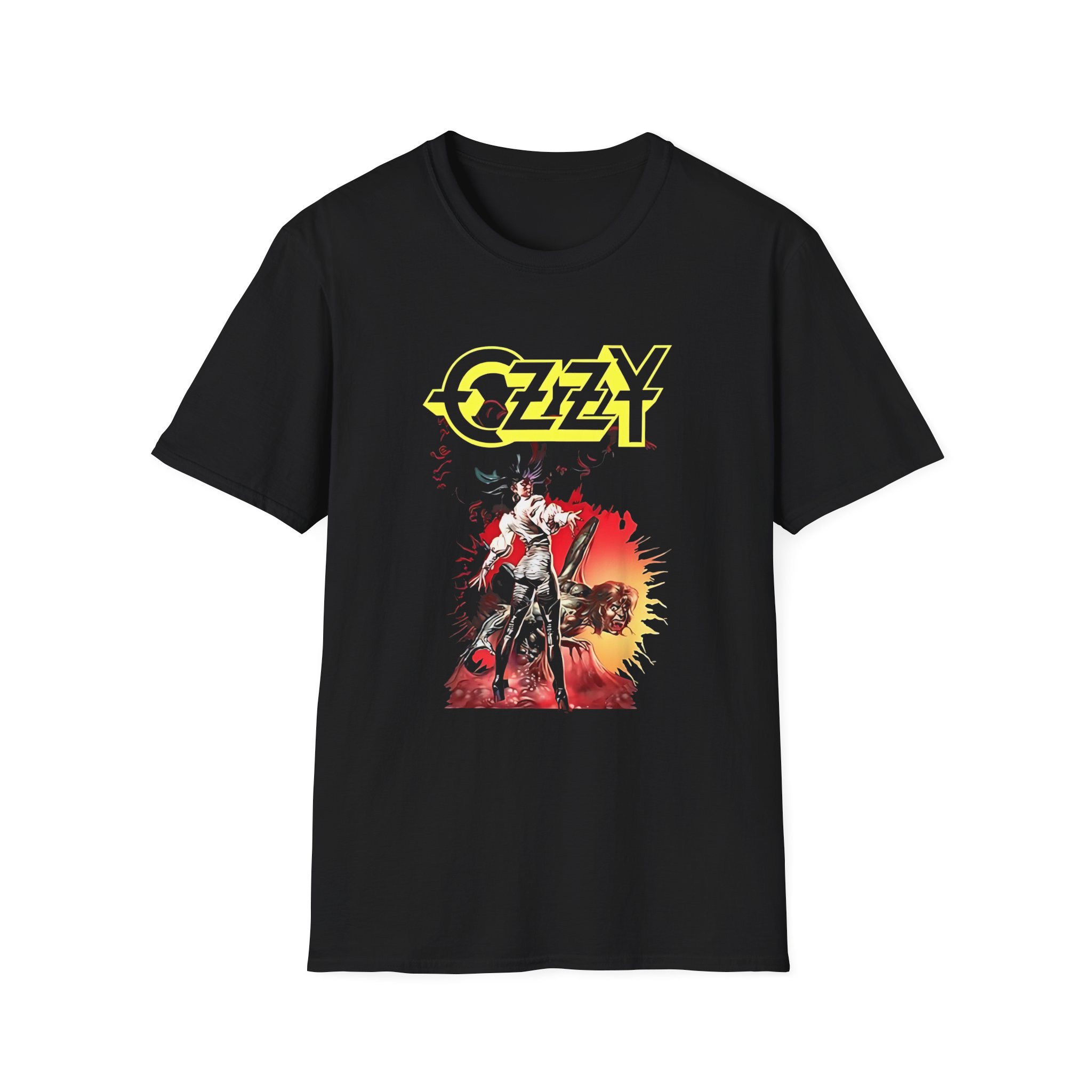 Ozzy Osbourne Ultimate Sunburst Vintage Unisex Softstyle T-Shirt
