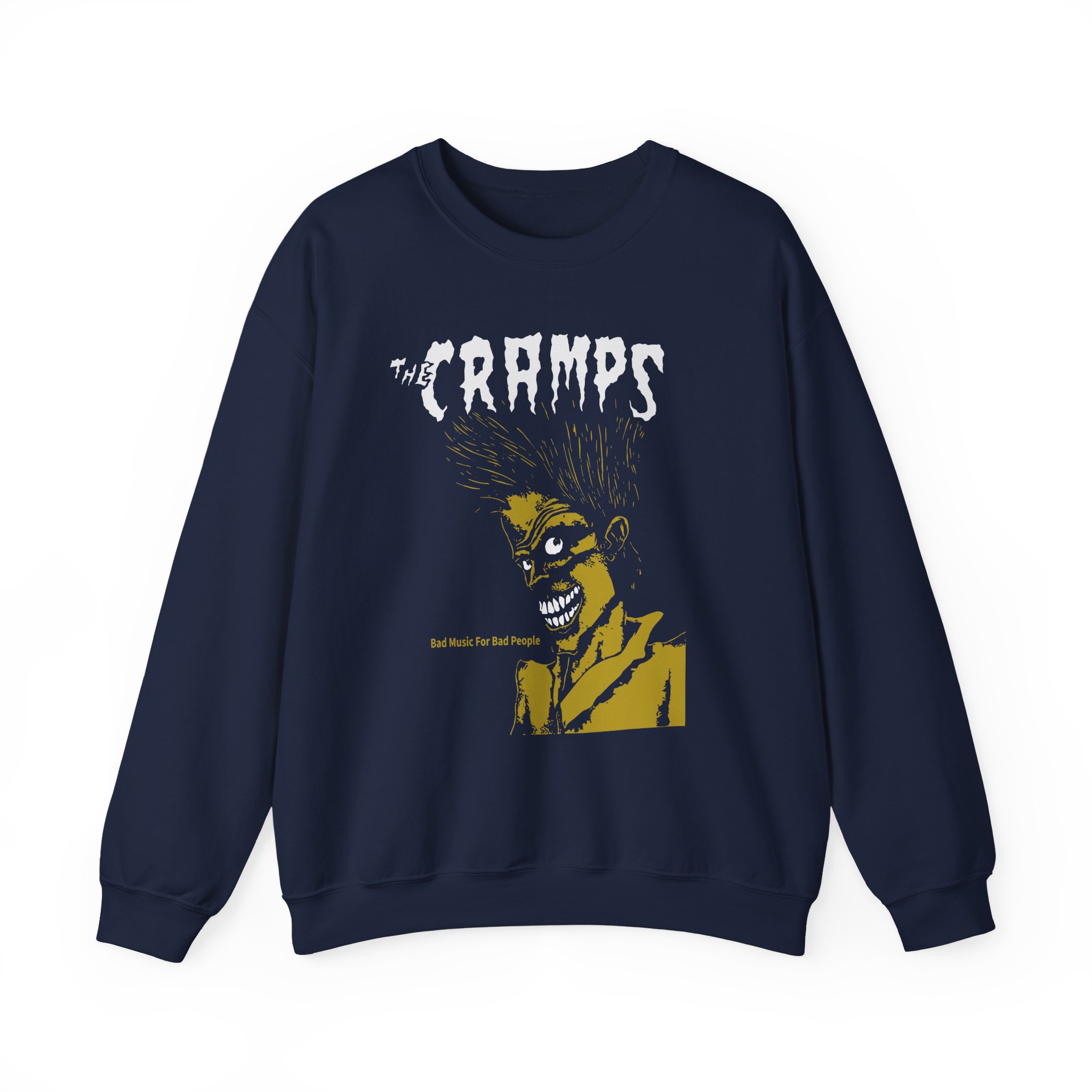The Cramps Bad Music for Bad People Unisex Heavy Blendâ„¢ Crewneck Sweatshirt