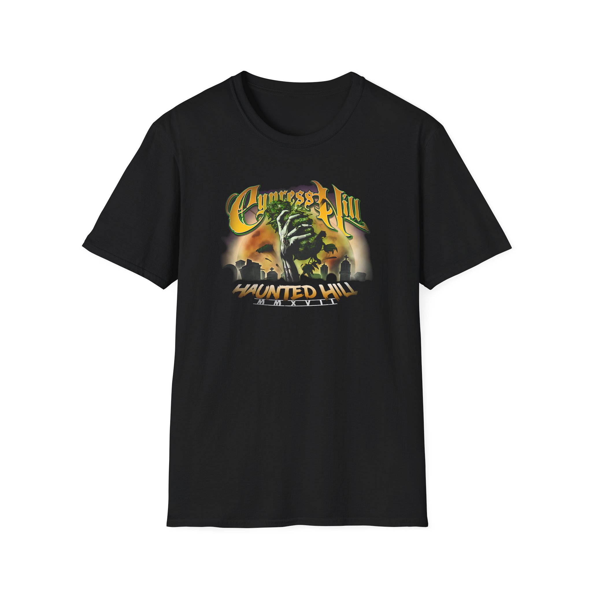 Cypress Hill Haunted Hill Unisex Softstyle T-Shirt