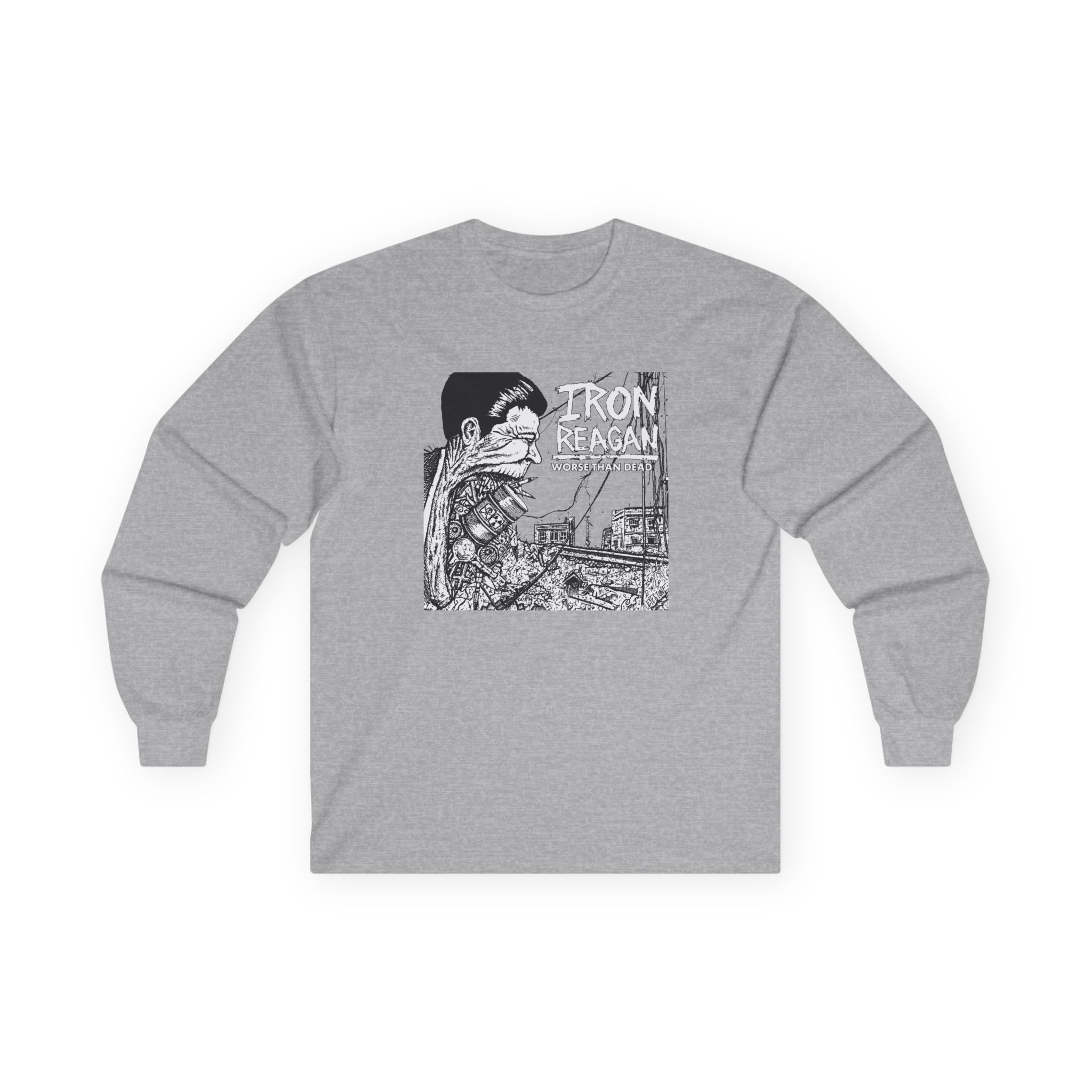 Iron Reagan Worse Than Dead Unisex Ultra Cotton Long Sleeve Tee