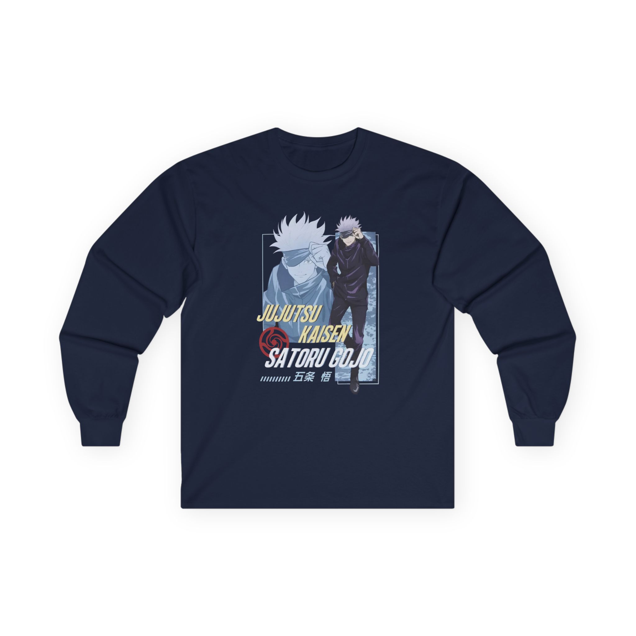 Jujutsu Kaisen Gojo Tonal Portrait Unisex Ultra Cotton Long Sleeve Tee
