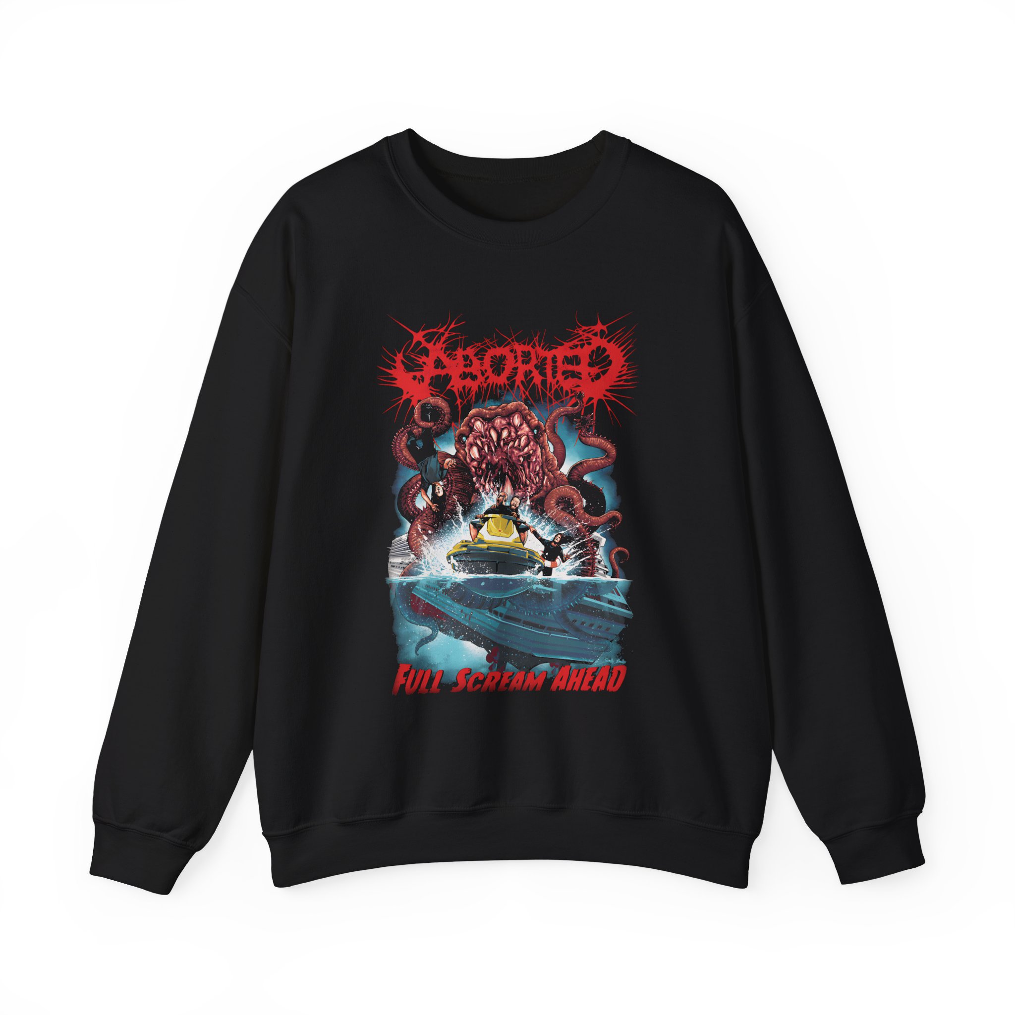 Aborted Full Scream Ahead Unisex Heavy Blendâ„¢ Crewneck Sweatshirt