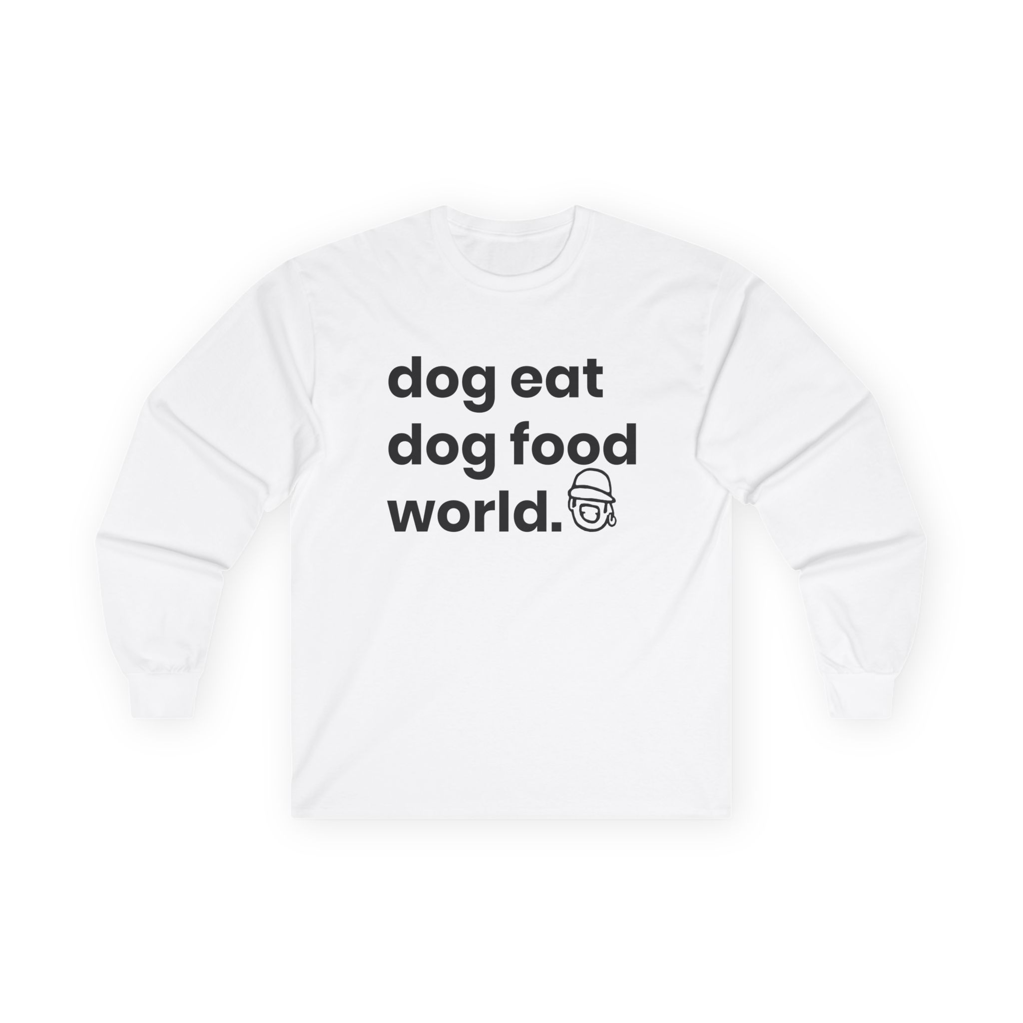 Niko B Dog Eat Dog Food World Unisex Ultra Cotton Long Sleeve Tee