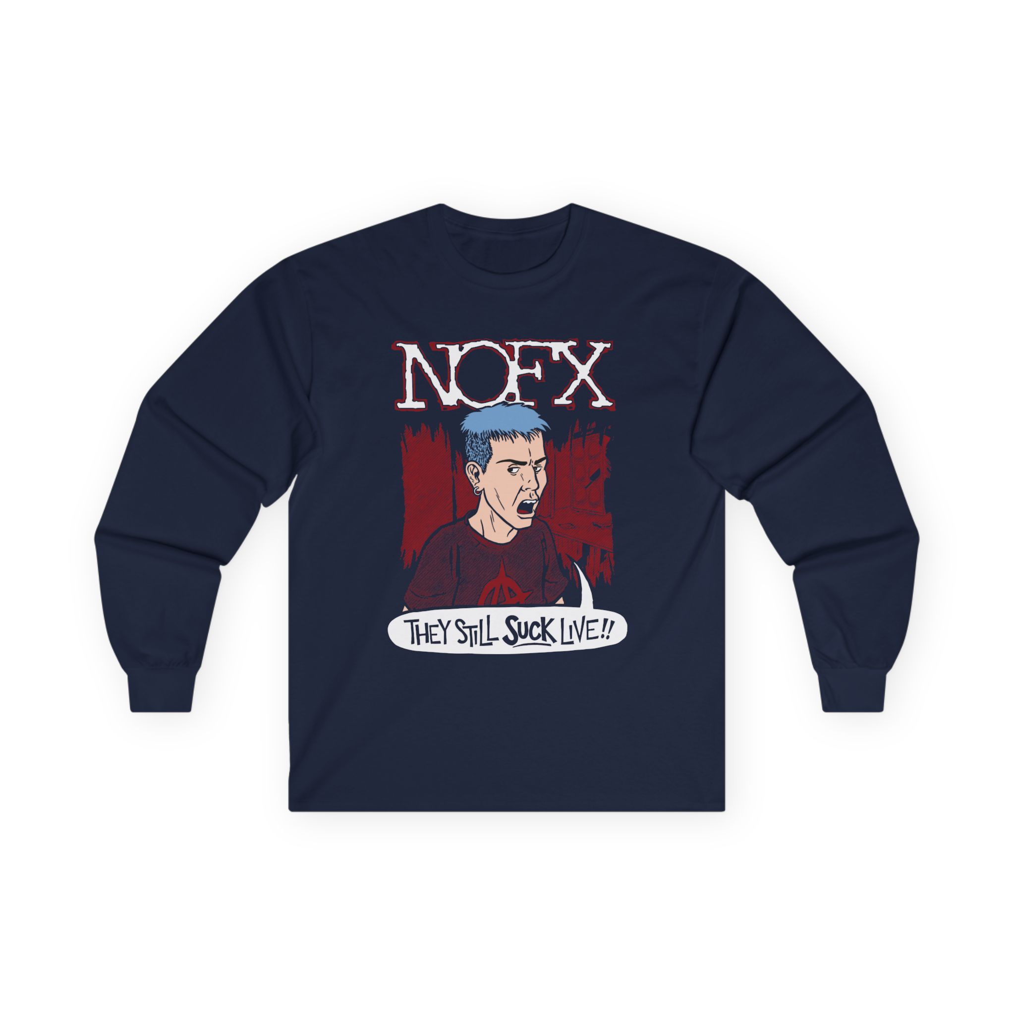 Nofx Jstill Suck Unisex Ultra Cotton Long Sleeve Tee