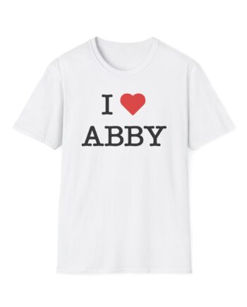 Jon Marianek I Love Abby Unisex Softstyle T-Shirt