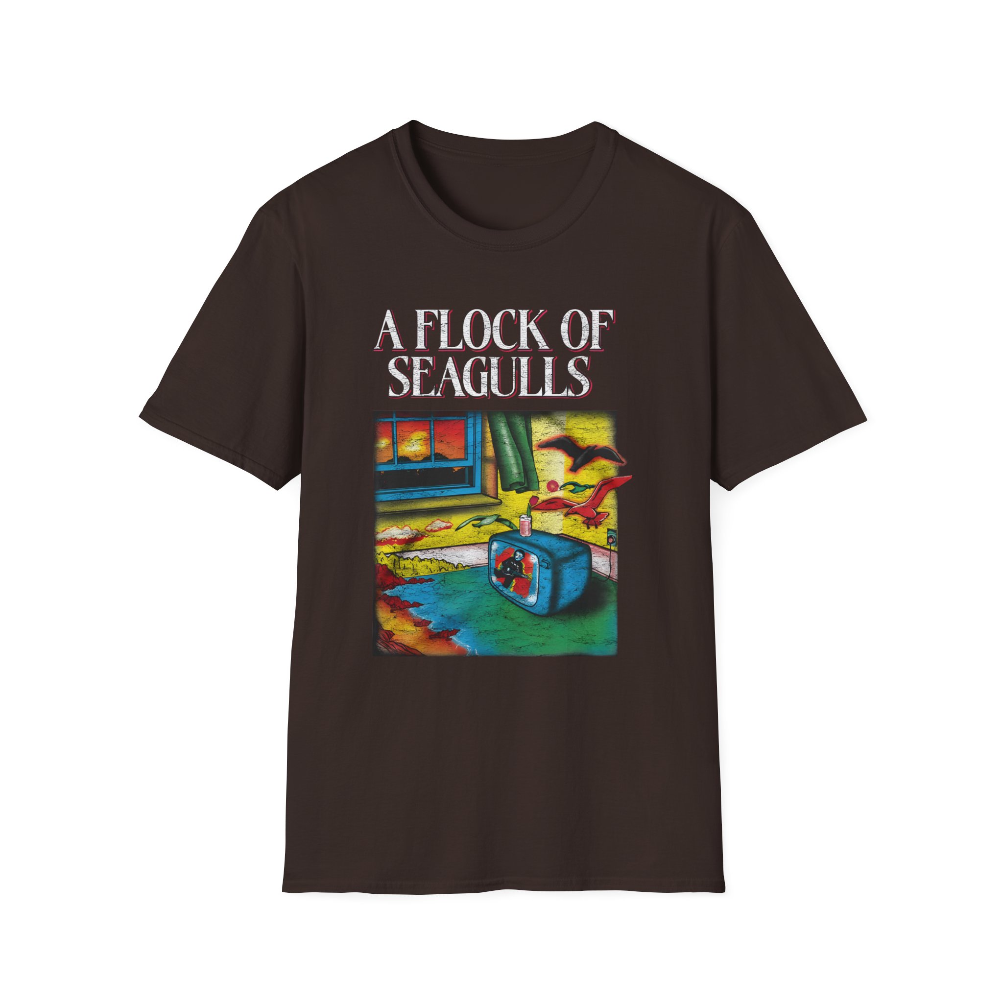 A Flock of Seagulls I Ran Tour Unisex Softstyle T-Shirt