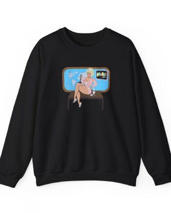 Broski Report Broski News Watching Unisex Heavy Blend™ Crewneck Sweatshirt