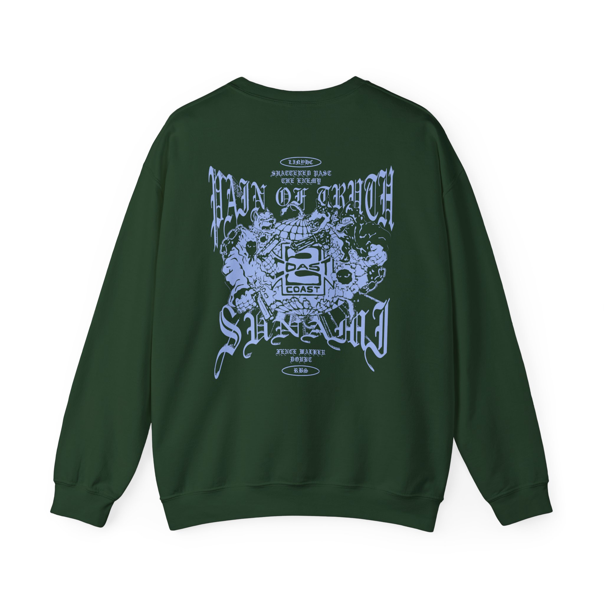 Pain of Truth Split Unisex Heavy Blendâ„¢ Crewneck Sweatshirt