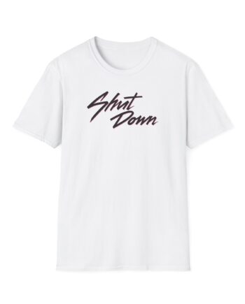 B Shut Down Unisex Softstyle T-Shirt