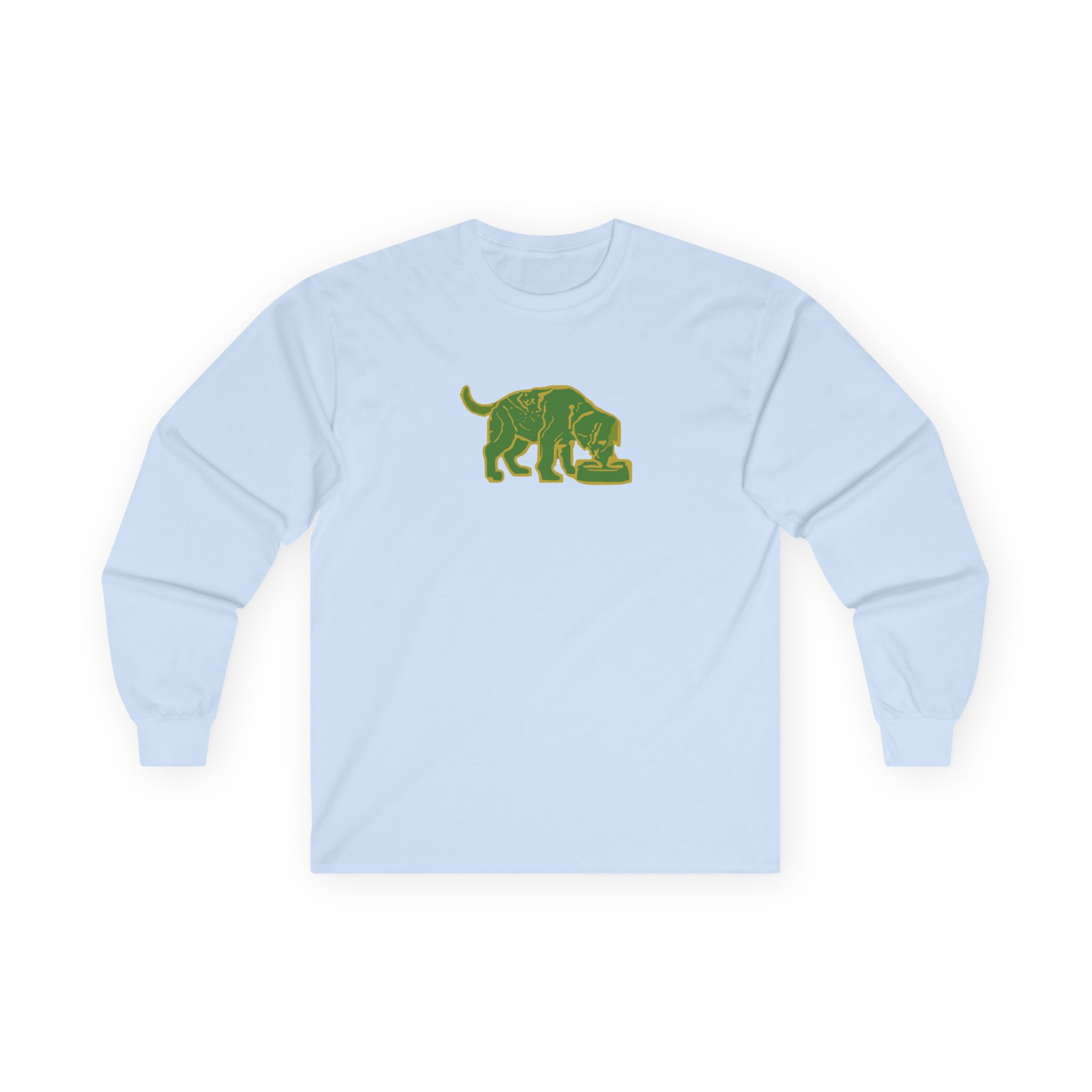 Niko B Green Pixel Dog Unisex Ultra Cotton Long Sleeve Tee