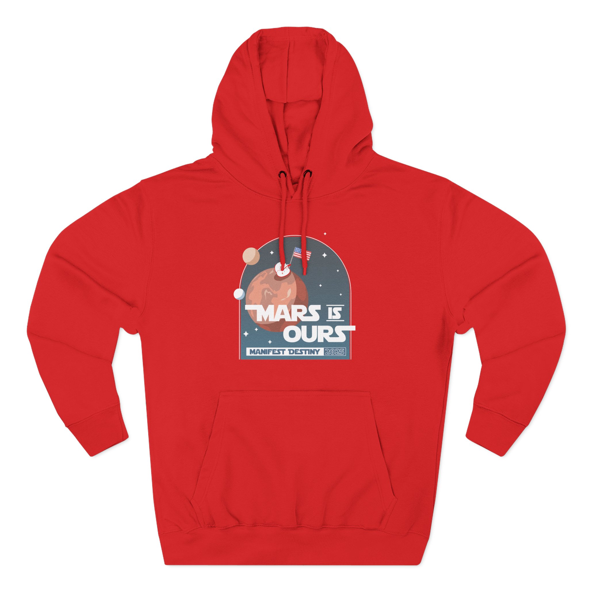 Mister Metokur Mars is Ours Three-Panel Fleece Hoodie