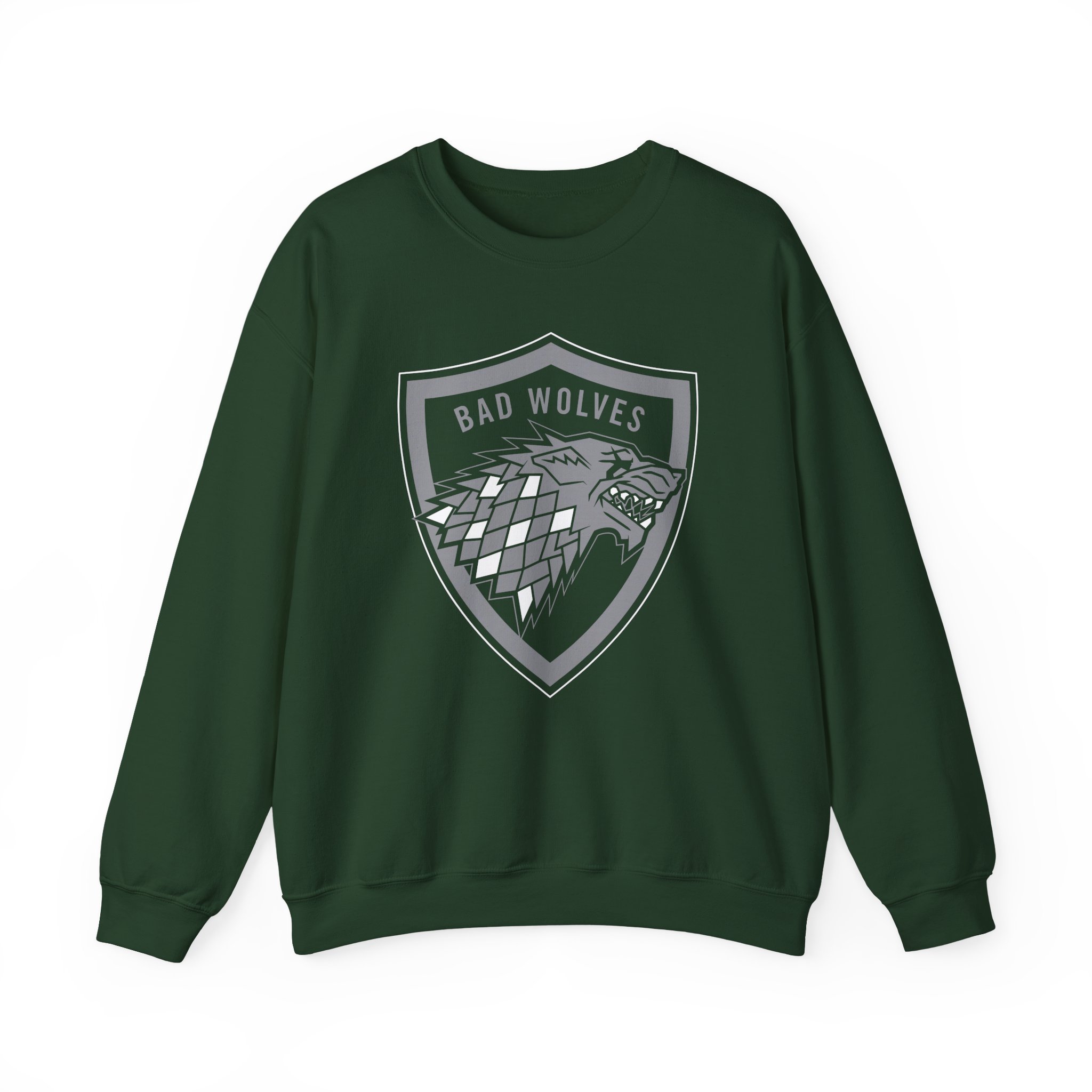 Bad Wolves Wolf Shield Unisex Heavy Blendâ„¢ Crewneck Sweatshirt