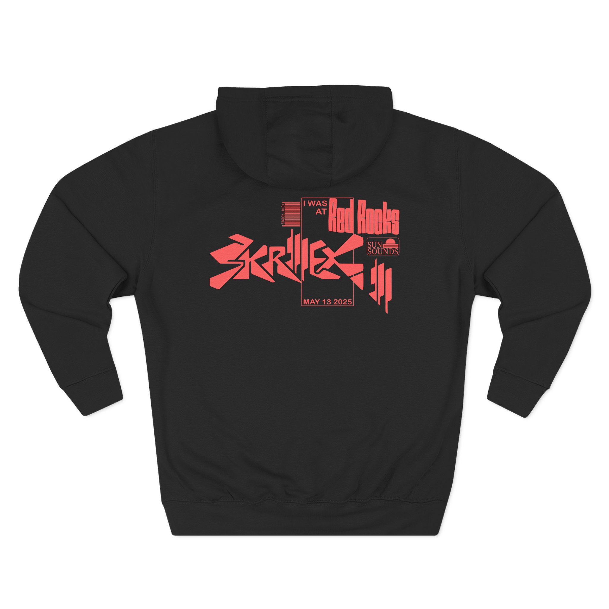 Skrillex Red Rocks Three-Panel Fleece Hoodie