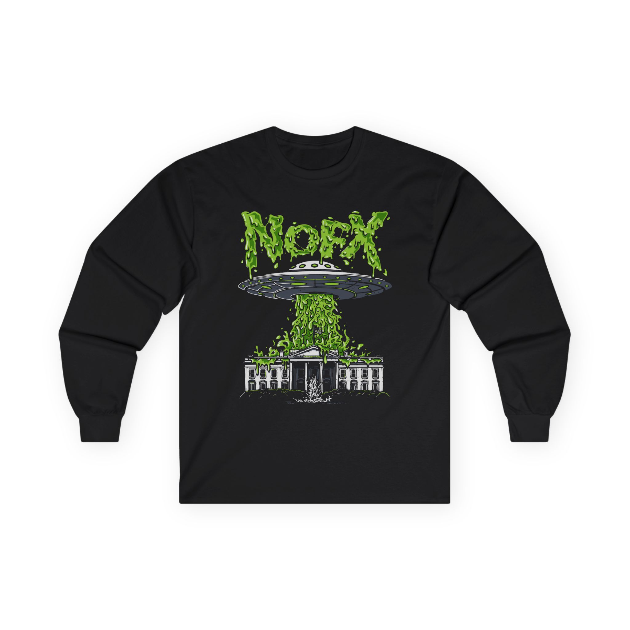 Nofx Ufo Unisex Ultra Cotton Long Sleeve Tee