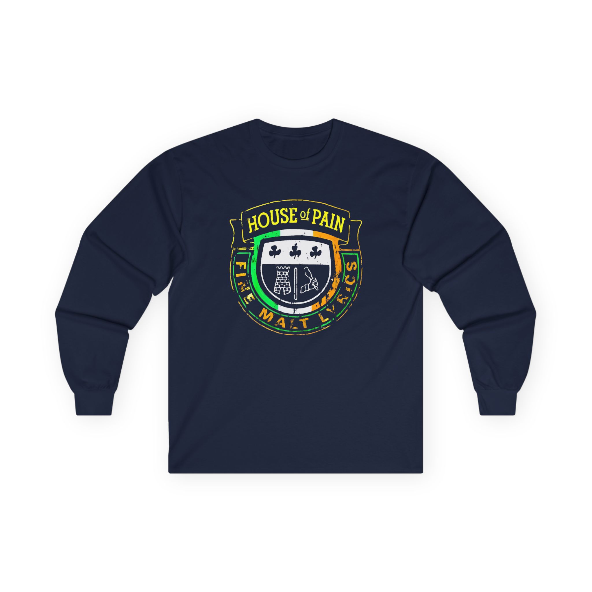 House of Pain Crest Distress Unisex Ultra Cotton Long Sleeve Tee