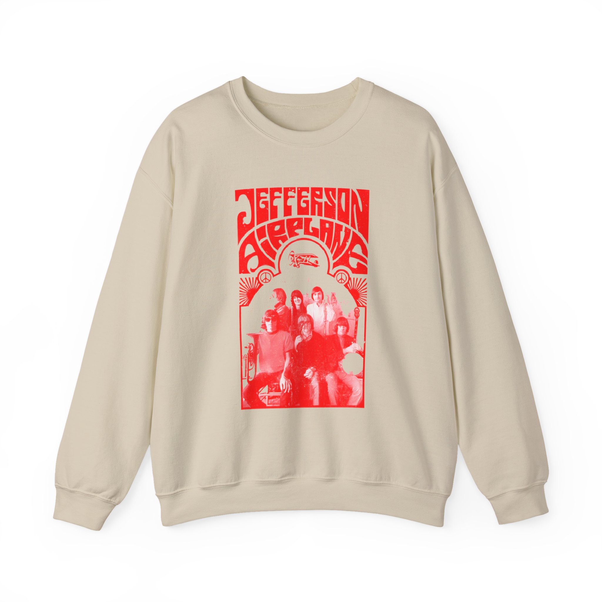 Jefferson Airplane Band Photo Unisex Heavy Blendâ„¢ Crewneck Sweatshirt