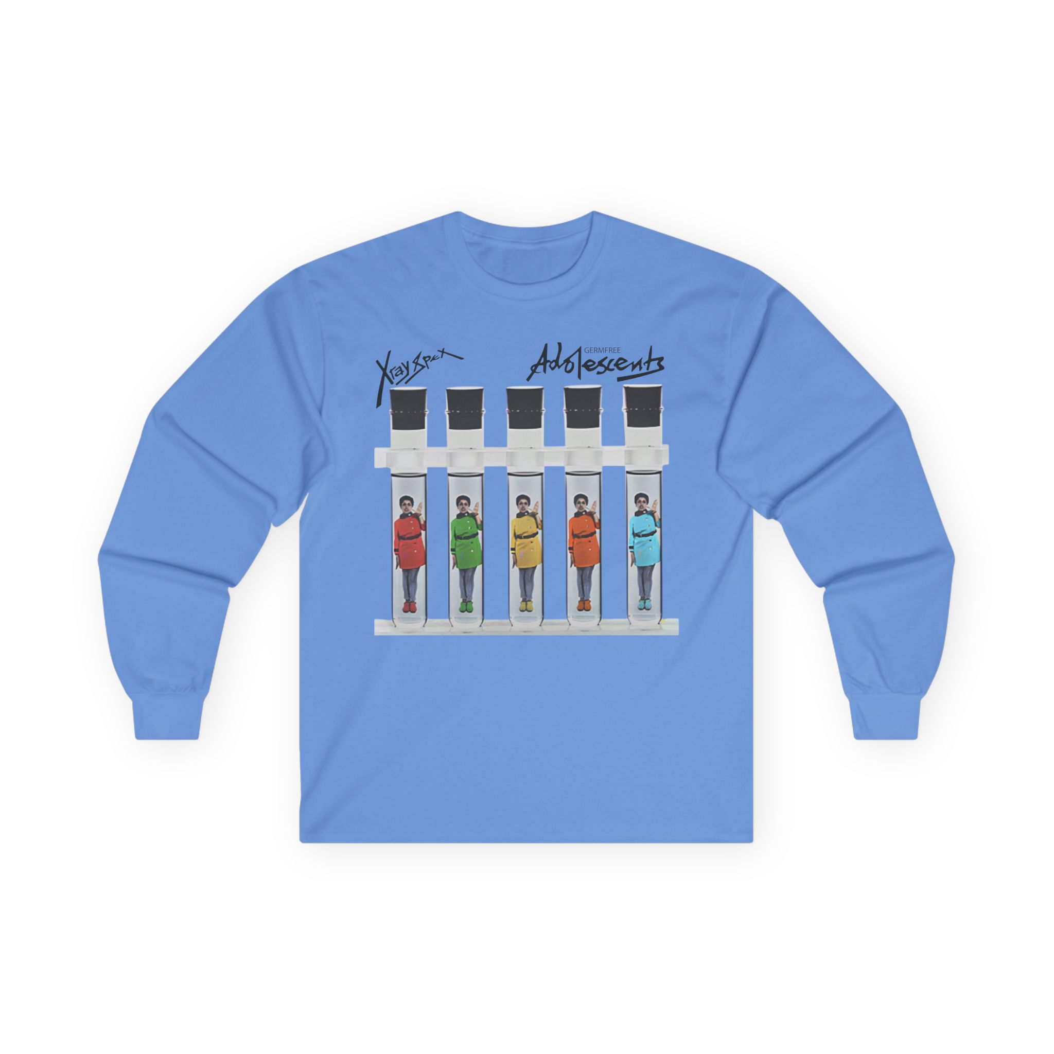 X-ray Spex Germ Free Five Tube Unisex Ultra Cotton Long Sleeve Tee