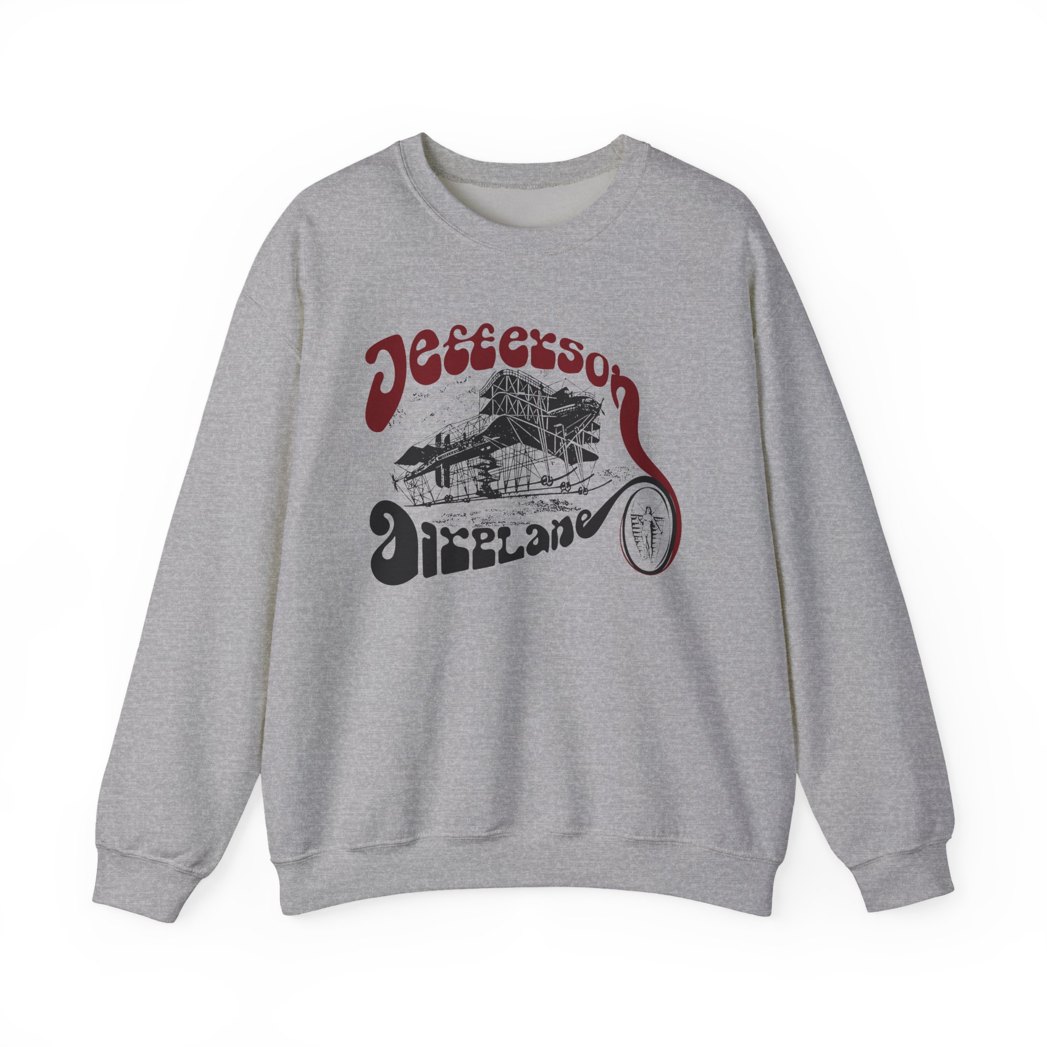 Jefferson Airplane Vintage Plane Unisex Heavy Blendâ„¢ Crewneck Sweatshirt