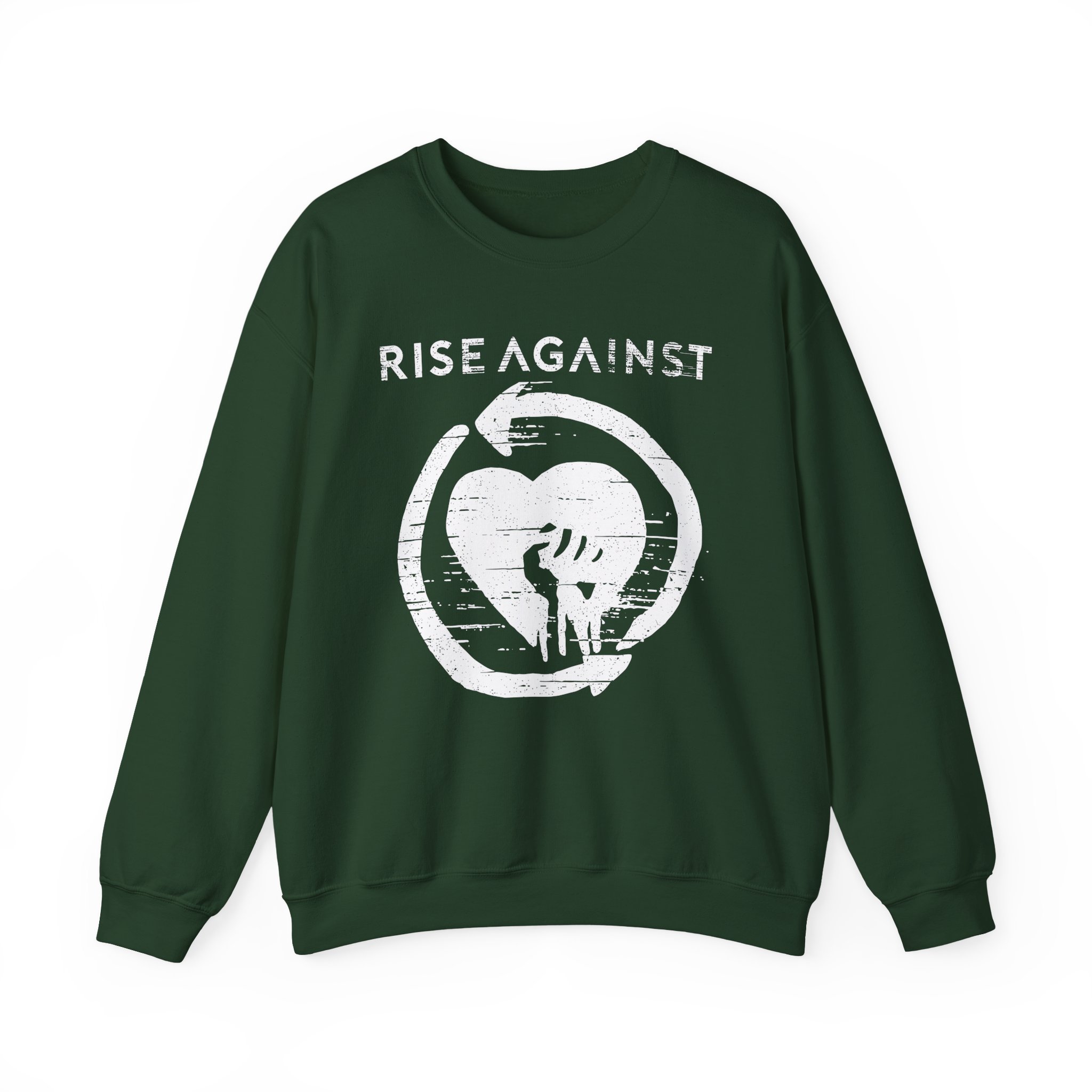 Rise Against Heartfist Babygrow Unisex Heavy Blendâ„¢ Crewneck Sweatshirt