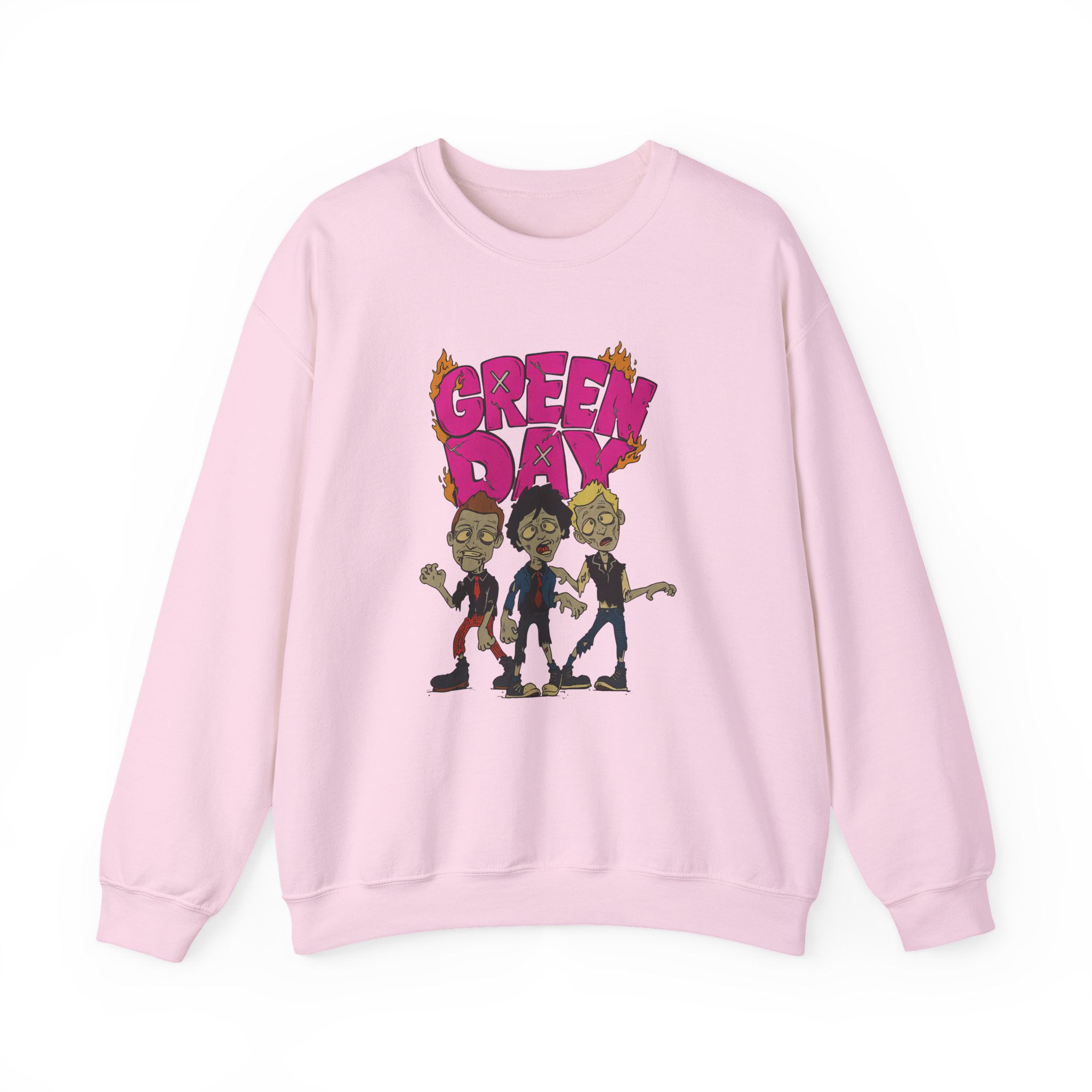 Green Day Walking Green Day Zombie Unisex Heavy Blendâ„¢ Crewneck Sweatshirt