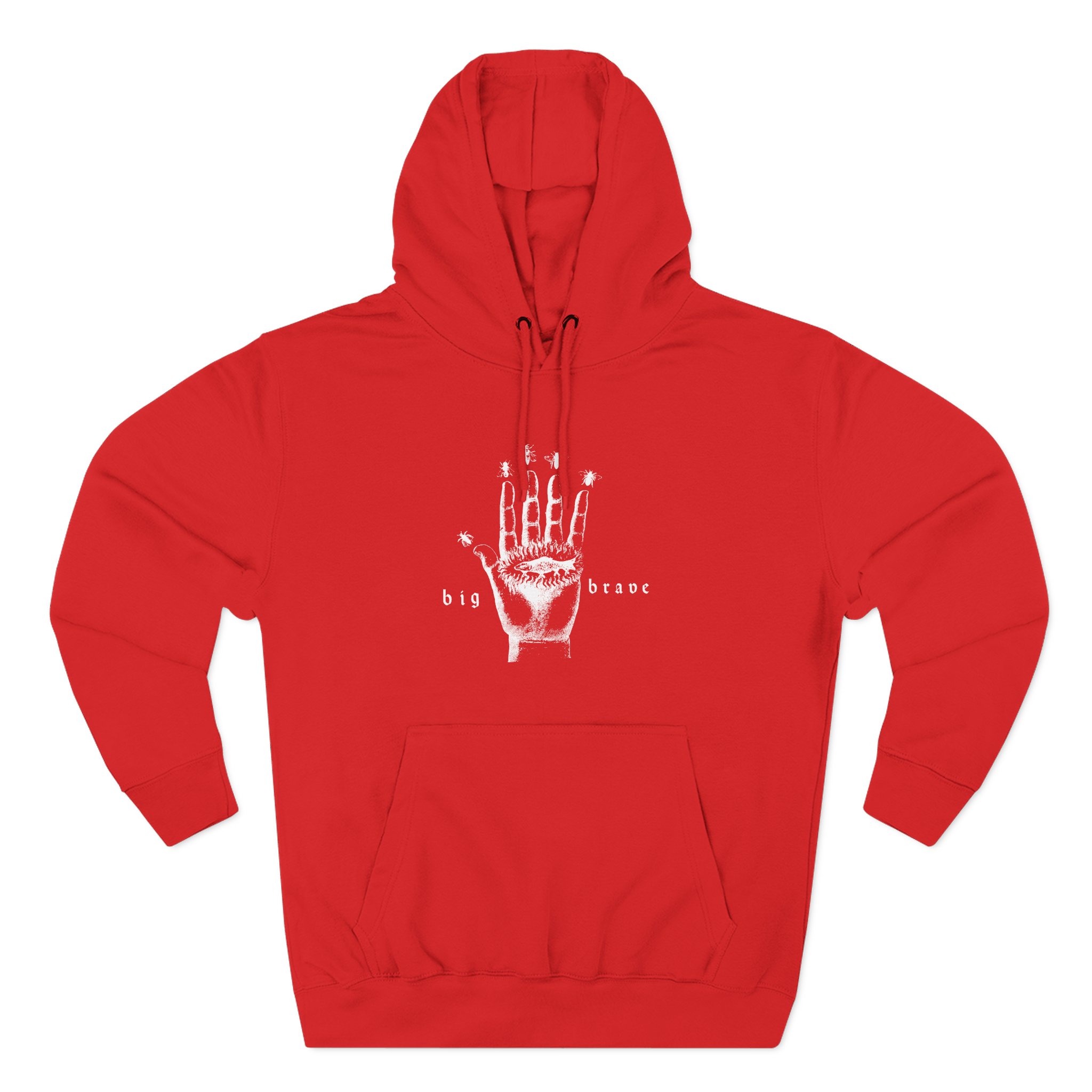 Big Brave Hand Three-Panel Fleece Hoodie