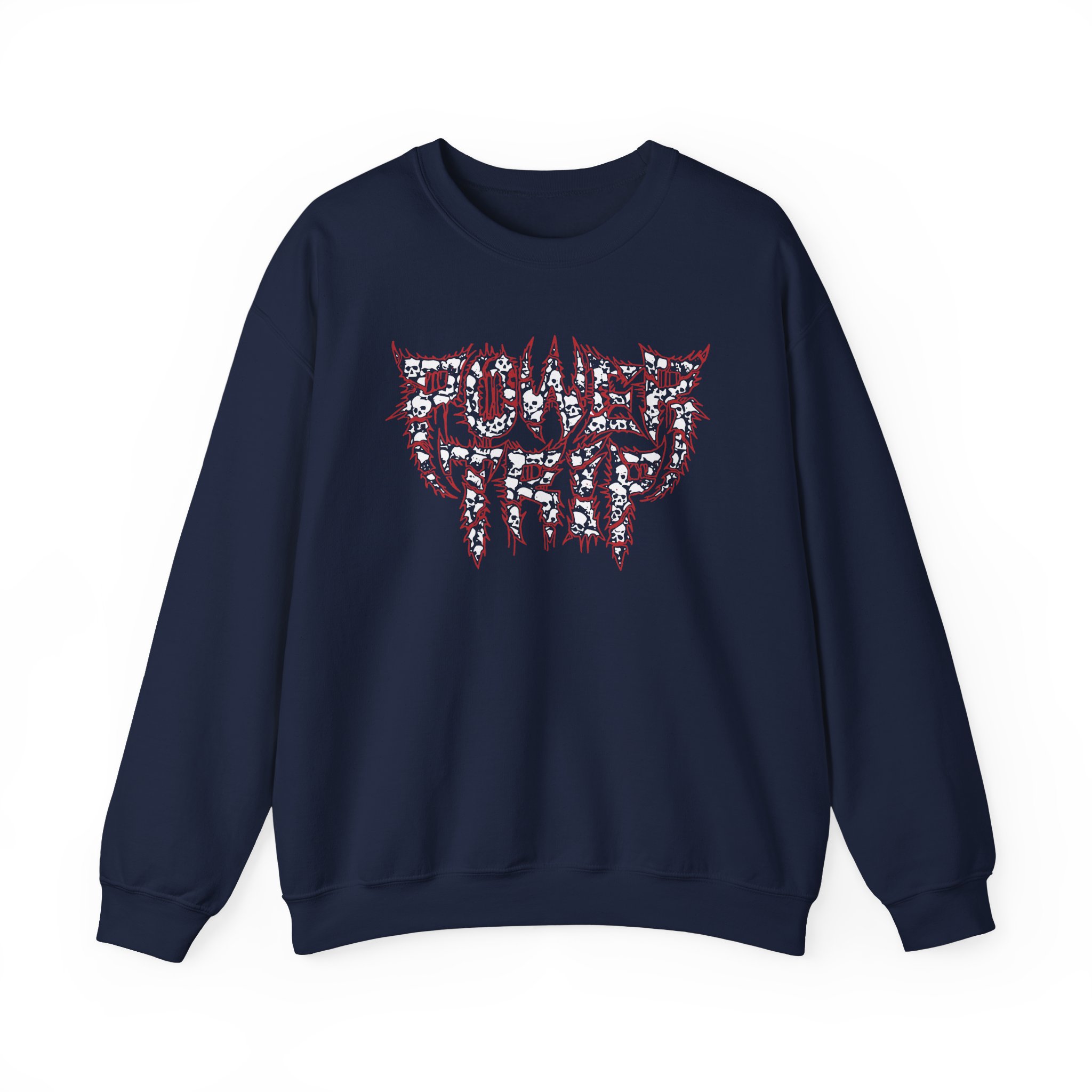Power Trip Skull Logo Unisex Heavy Blendâ„¢ Crewneck Sweatshirt