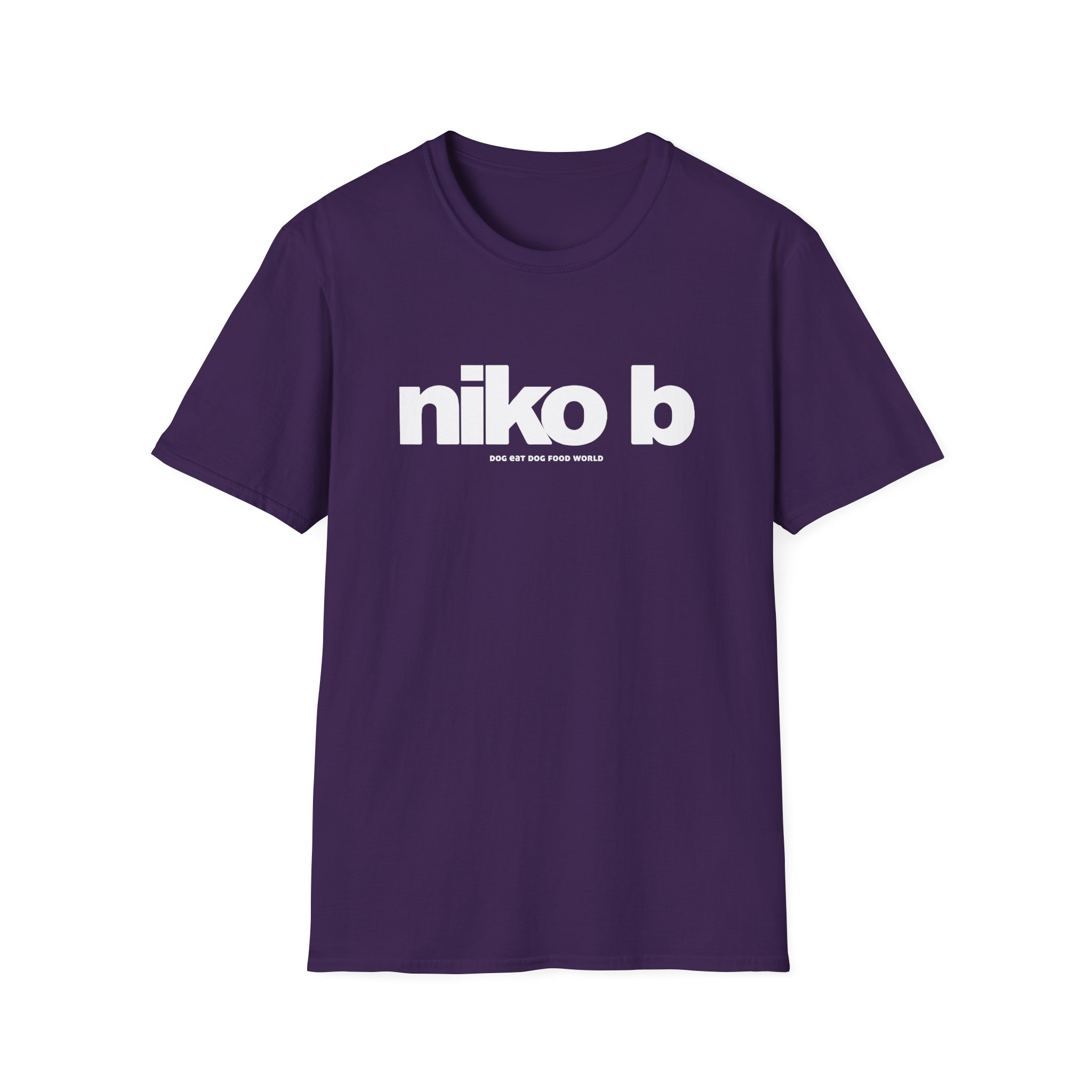 Niko B Dog Eat Dog Food World Unisex Softstyle T-shirt